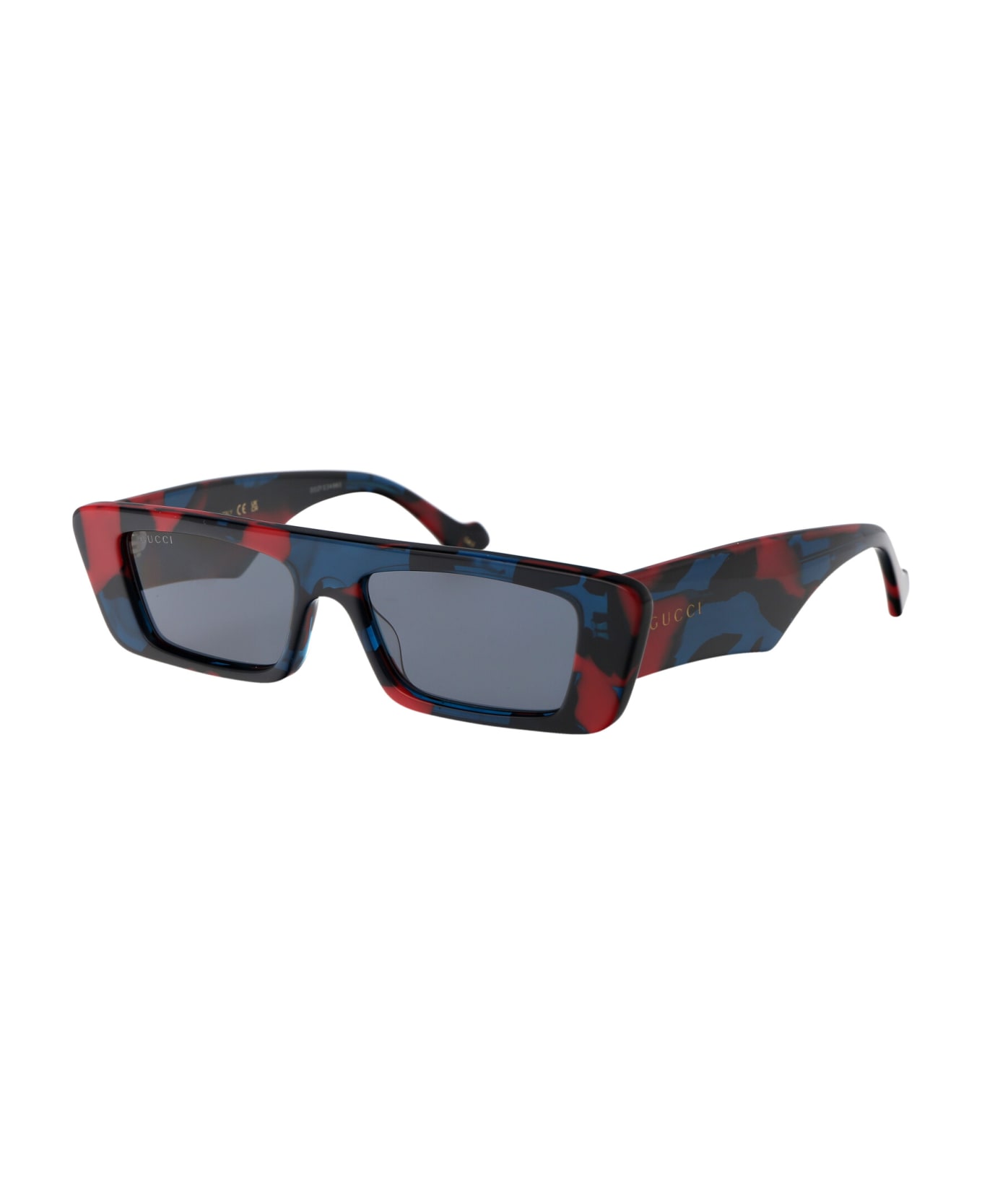 Gucci Eyewear Gg1331s Sunglasses - 007 HAVANA HAVANA BLUE