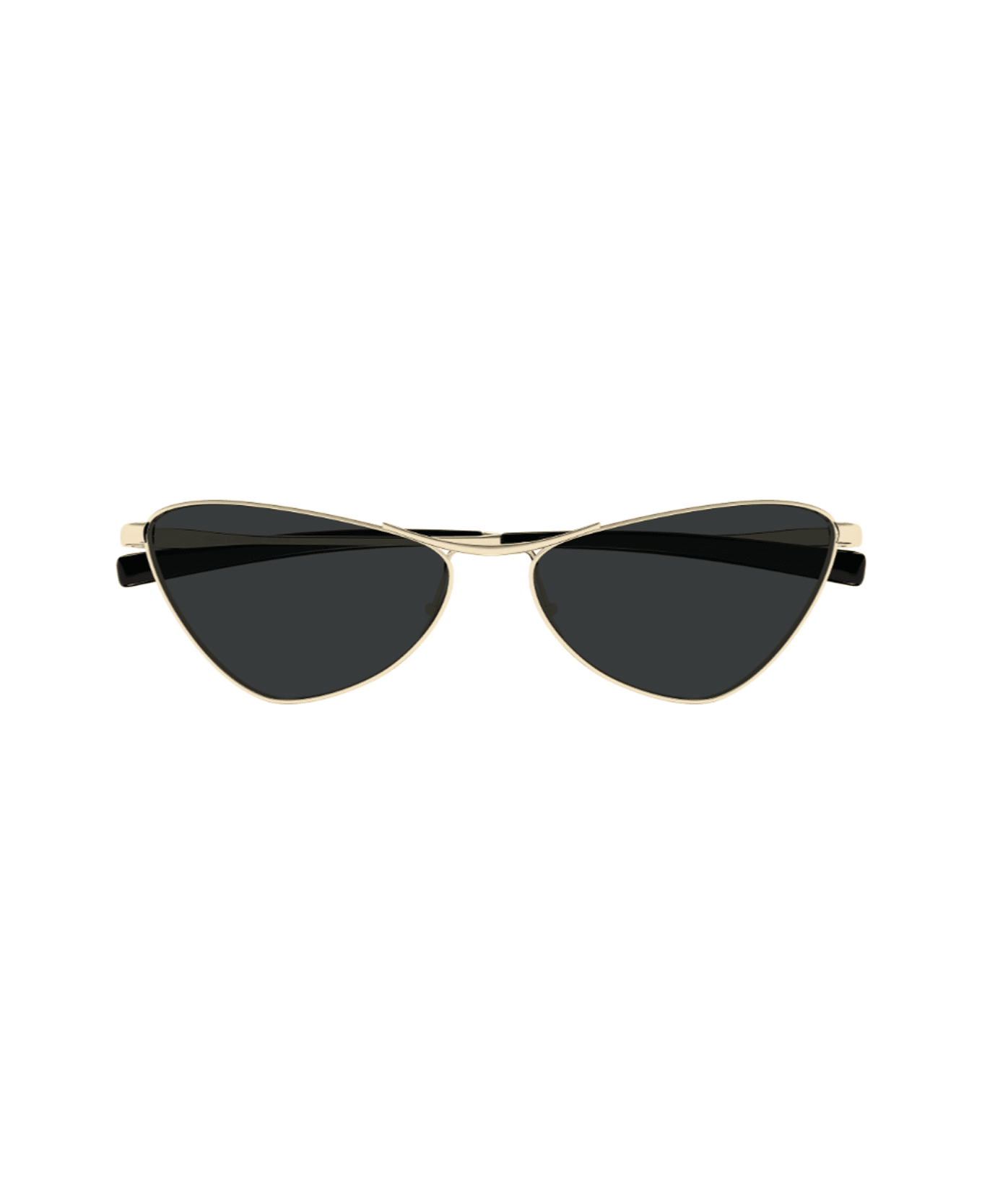 Saint Laurent Eyewear Saint Laurent Sl 830 Linea Sl Logo 002 Gold Black Sunglasses - Oro