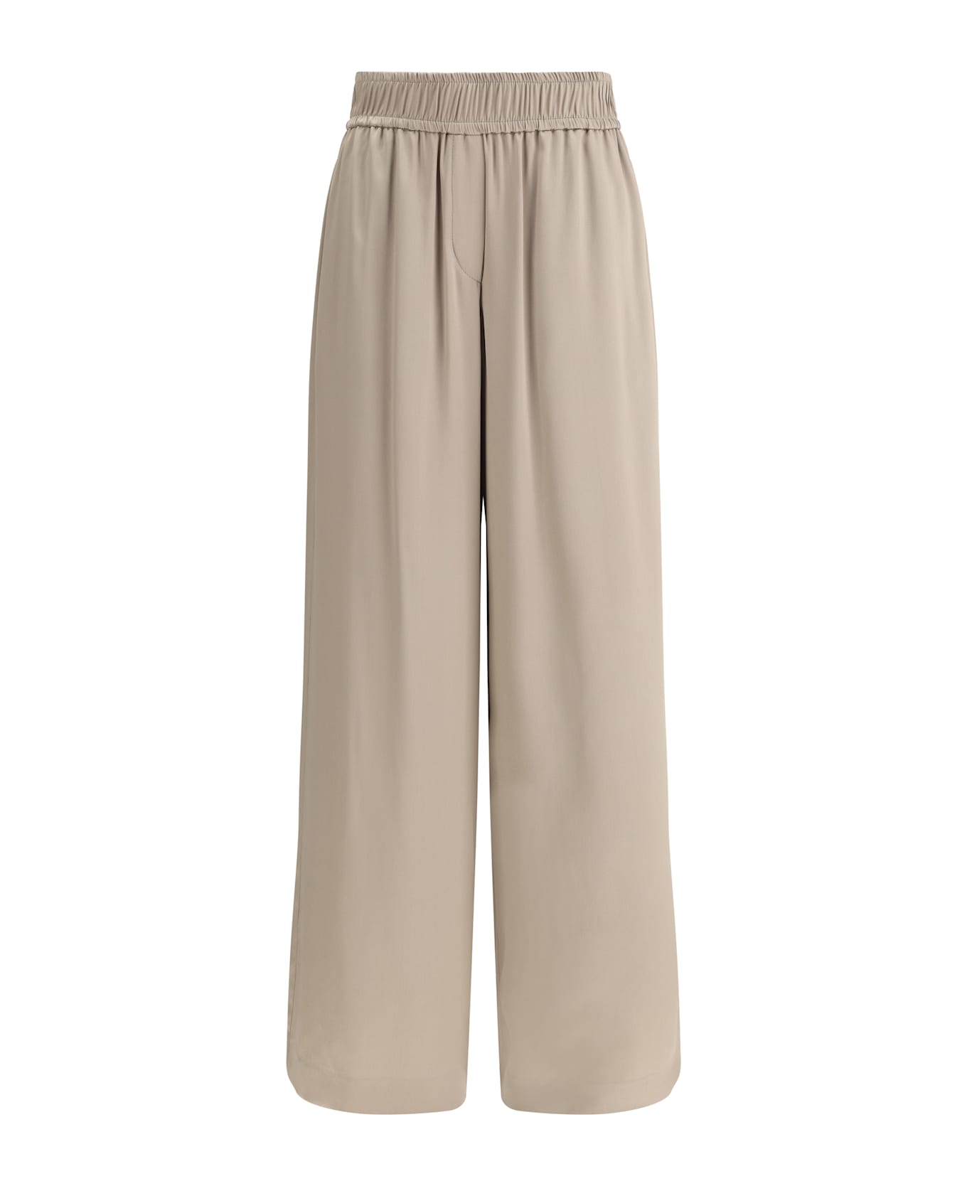 Brunello Cucinelli Palazzo Pants - Kaki