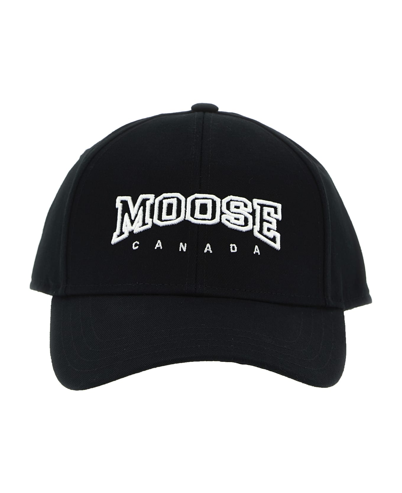 Moose Knuckles 'varsity Logo' Baseball Cap - White/Black