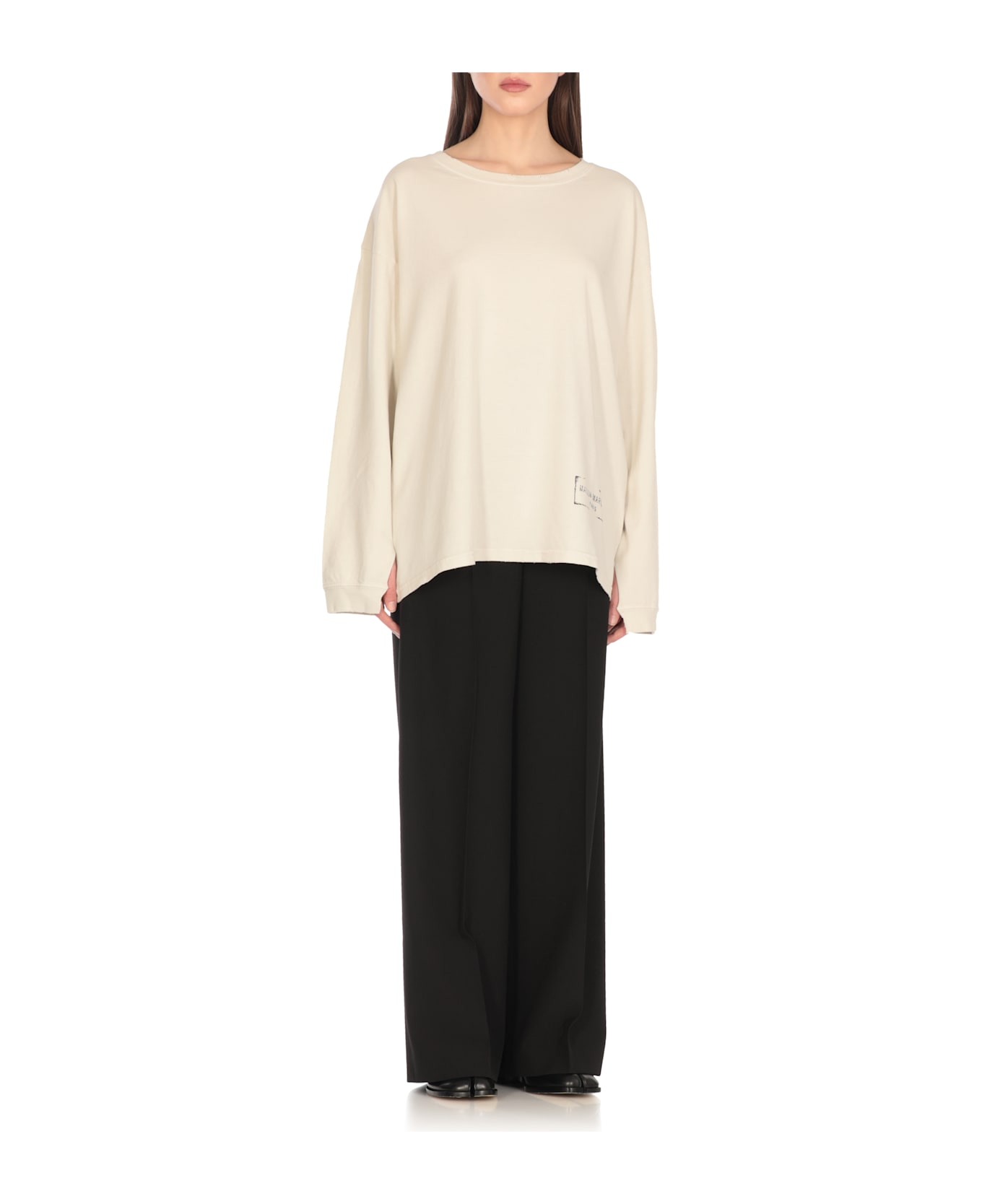 Maison Margiela Cotton T-shirt - Ivory