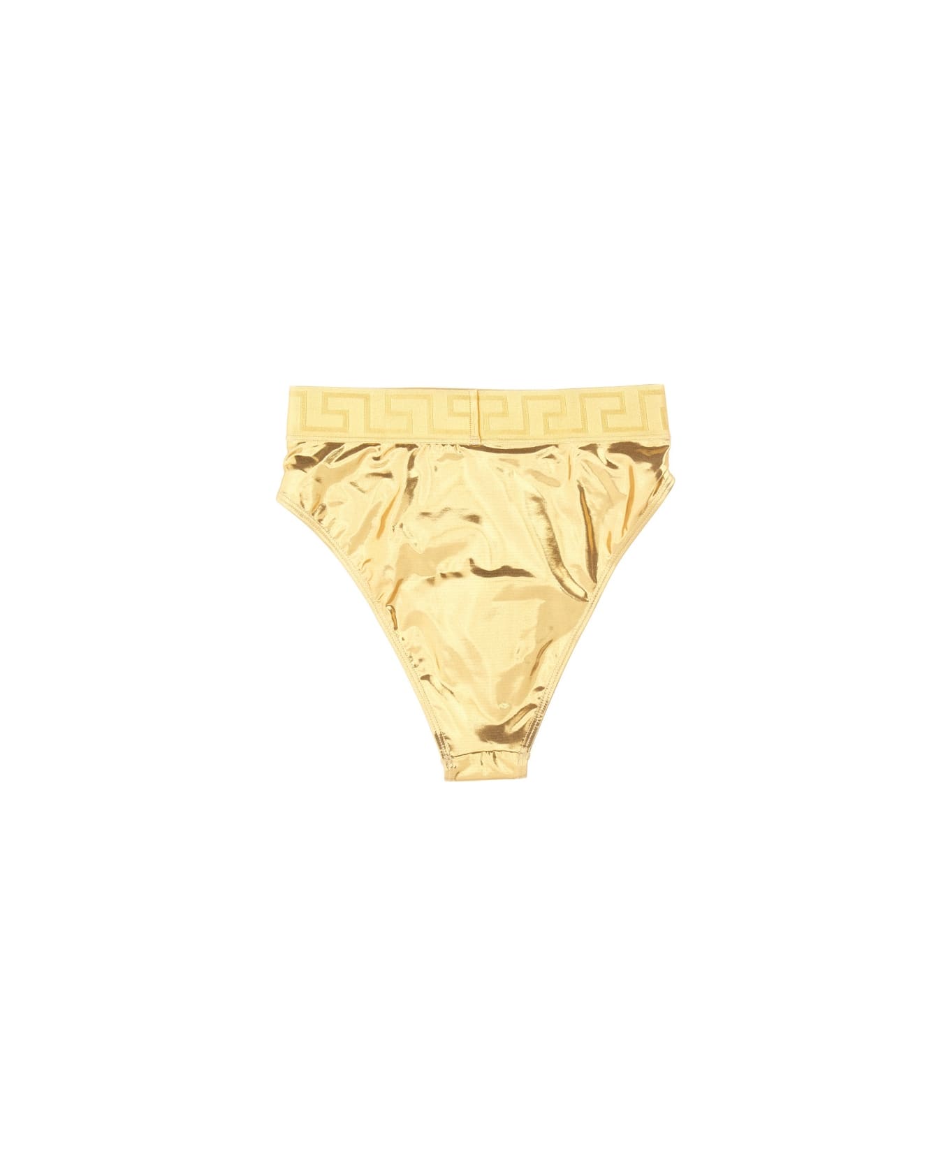 Versace Gold Tone Swimwear - GOLD