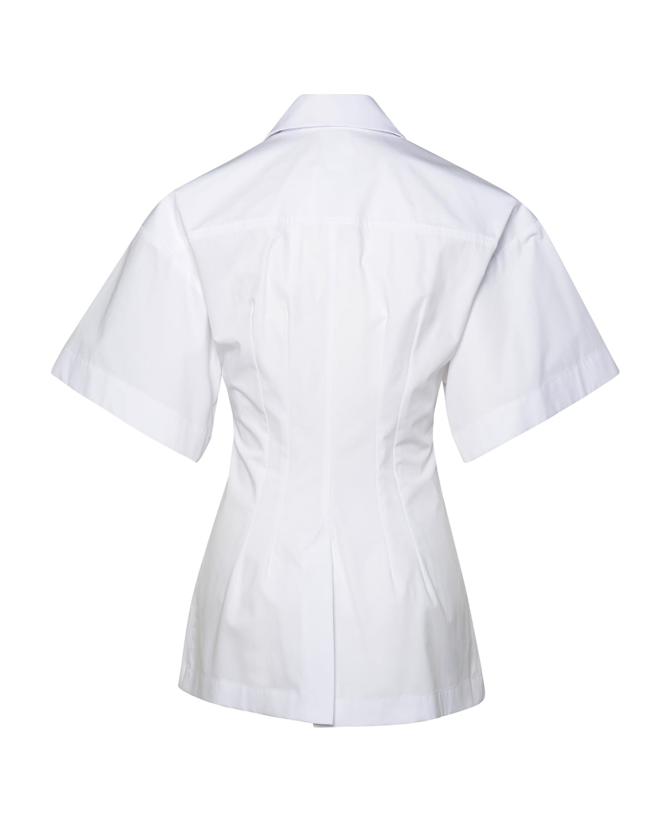 SportMax White Cotton Shirt - White シャツ