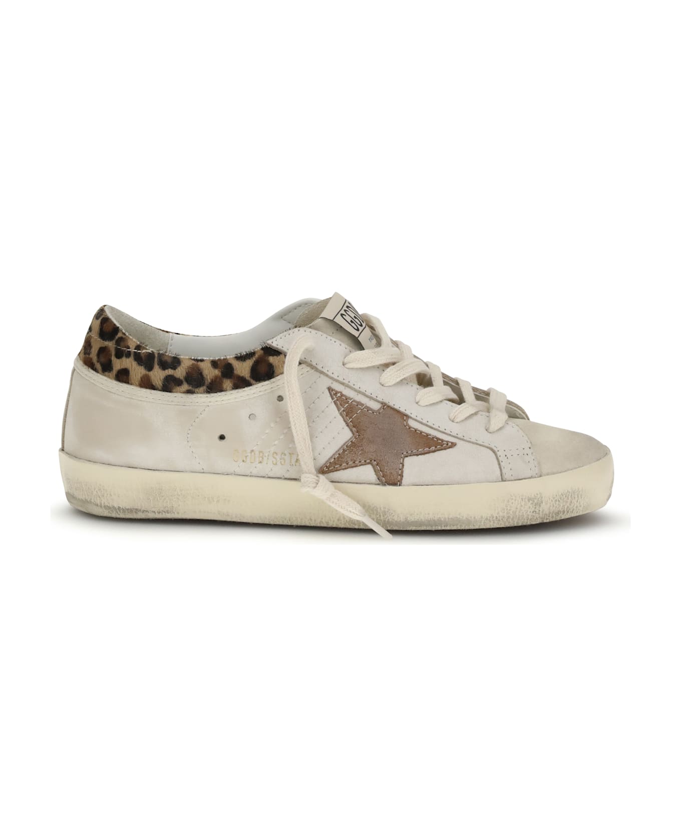 Golden Goose Super Star Sneakers Leopard-print Pony Skin