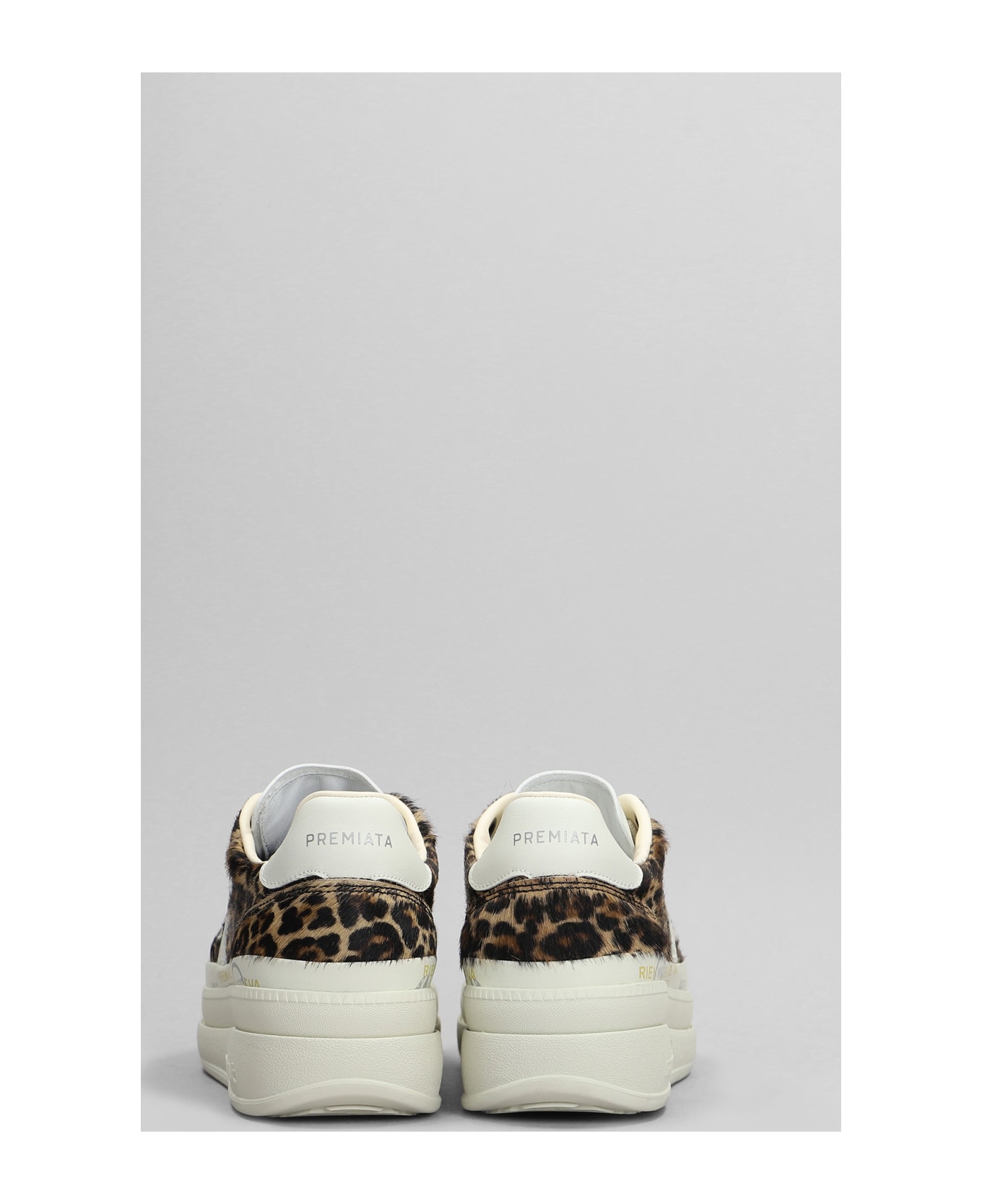 Premiata Micol Sneakers In Animalier Pony Skin - MULTICOLOUR