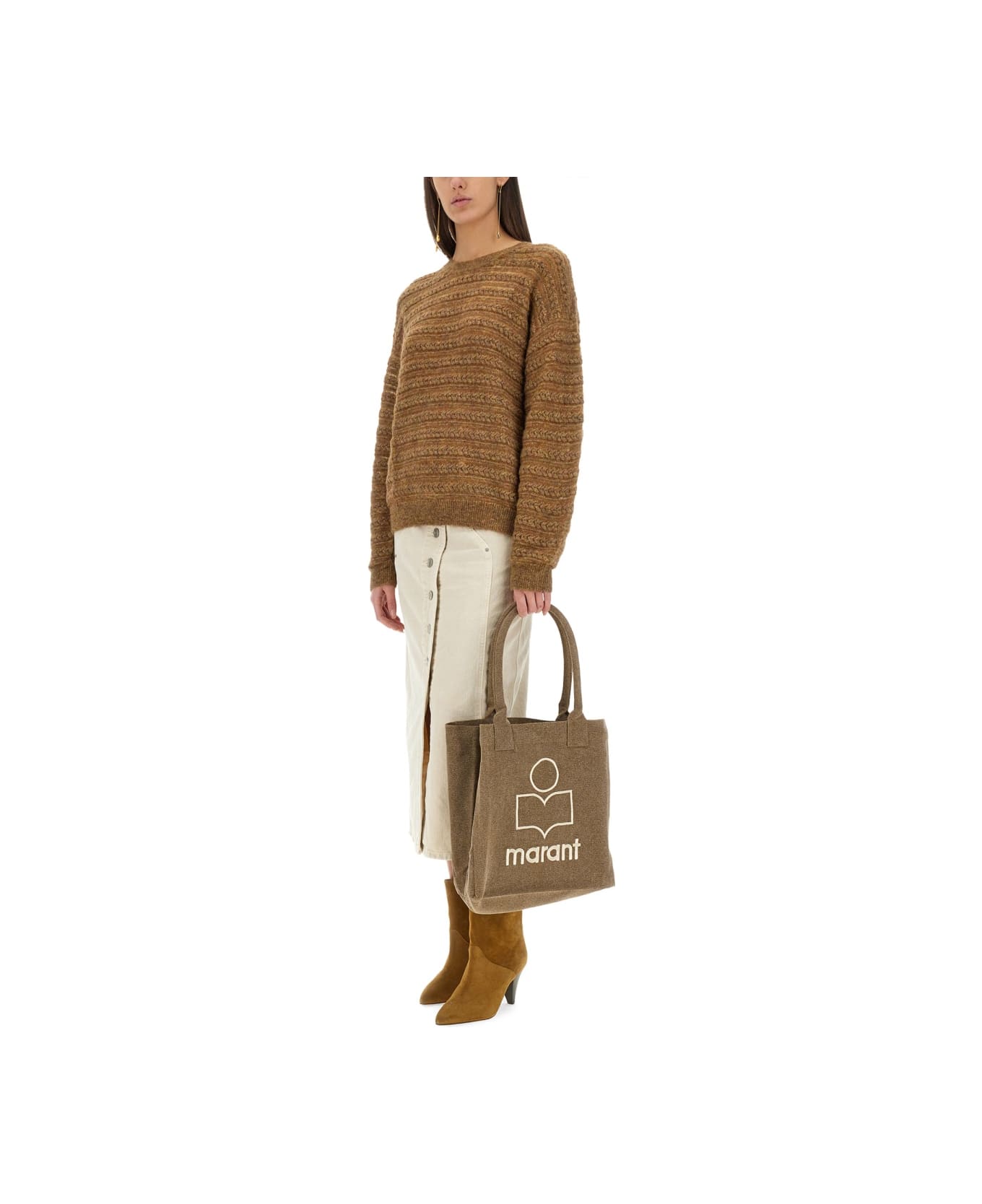 Marant Étoile Jersey 
oletta
 - BEIGE