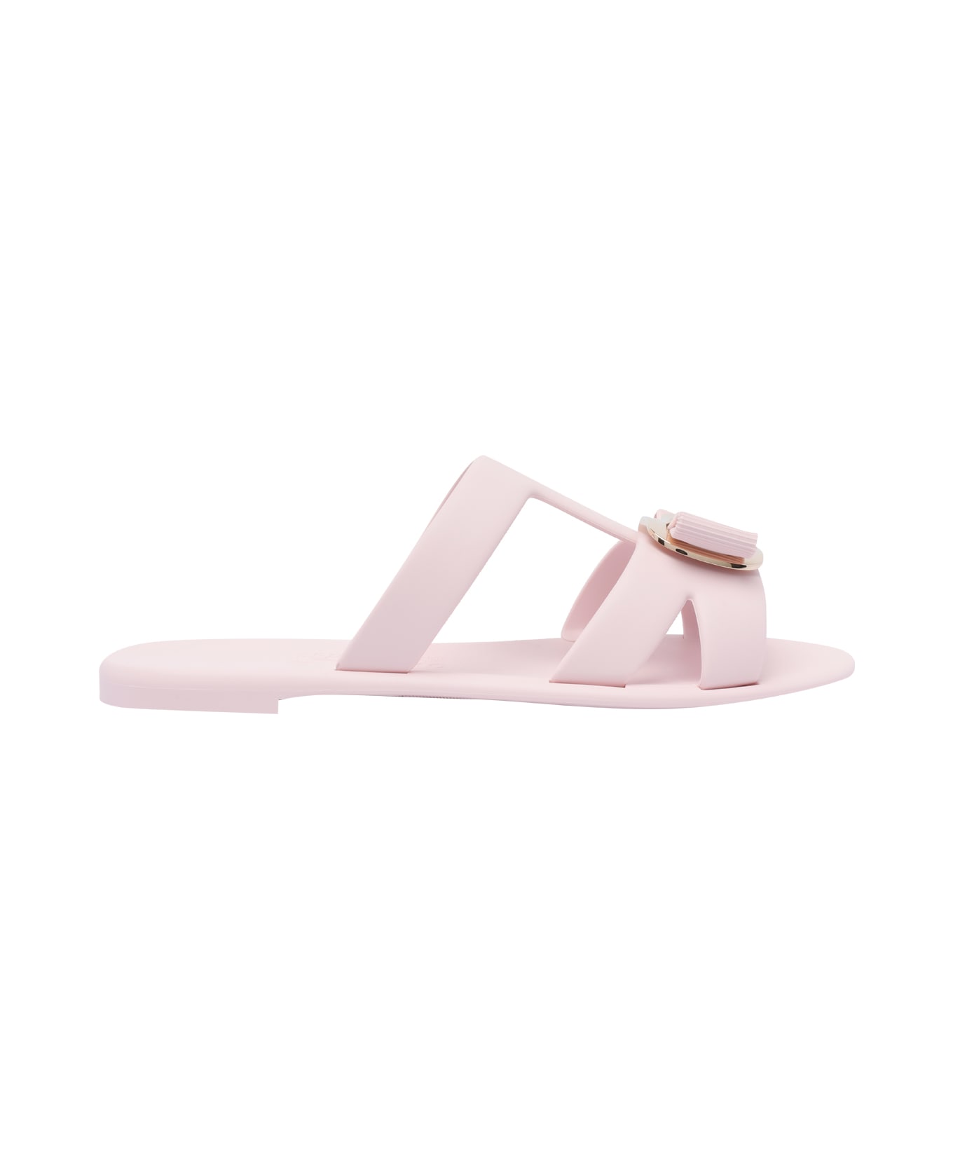 Ferragamo New Vara Flat Sandals - Pink