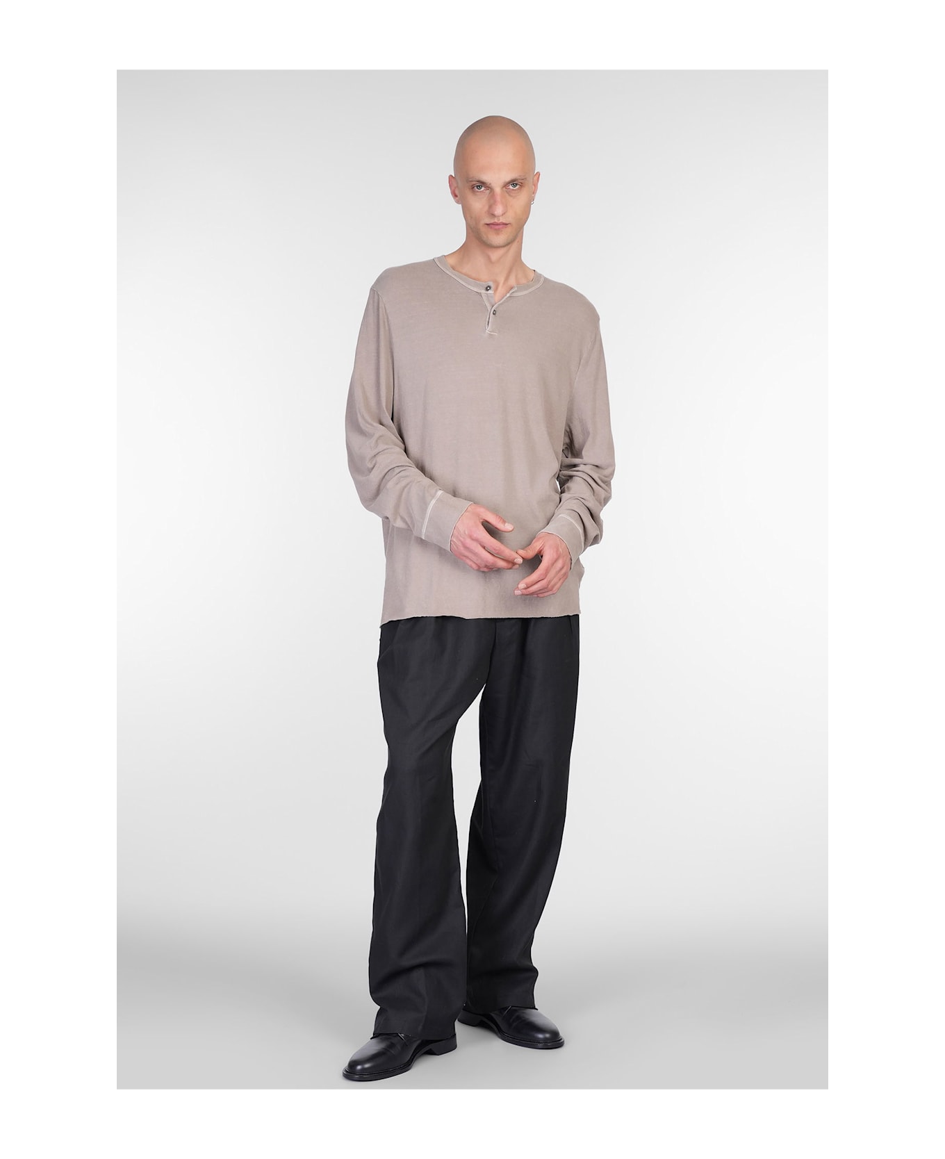James Perse Polo In Green Cotton - green