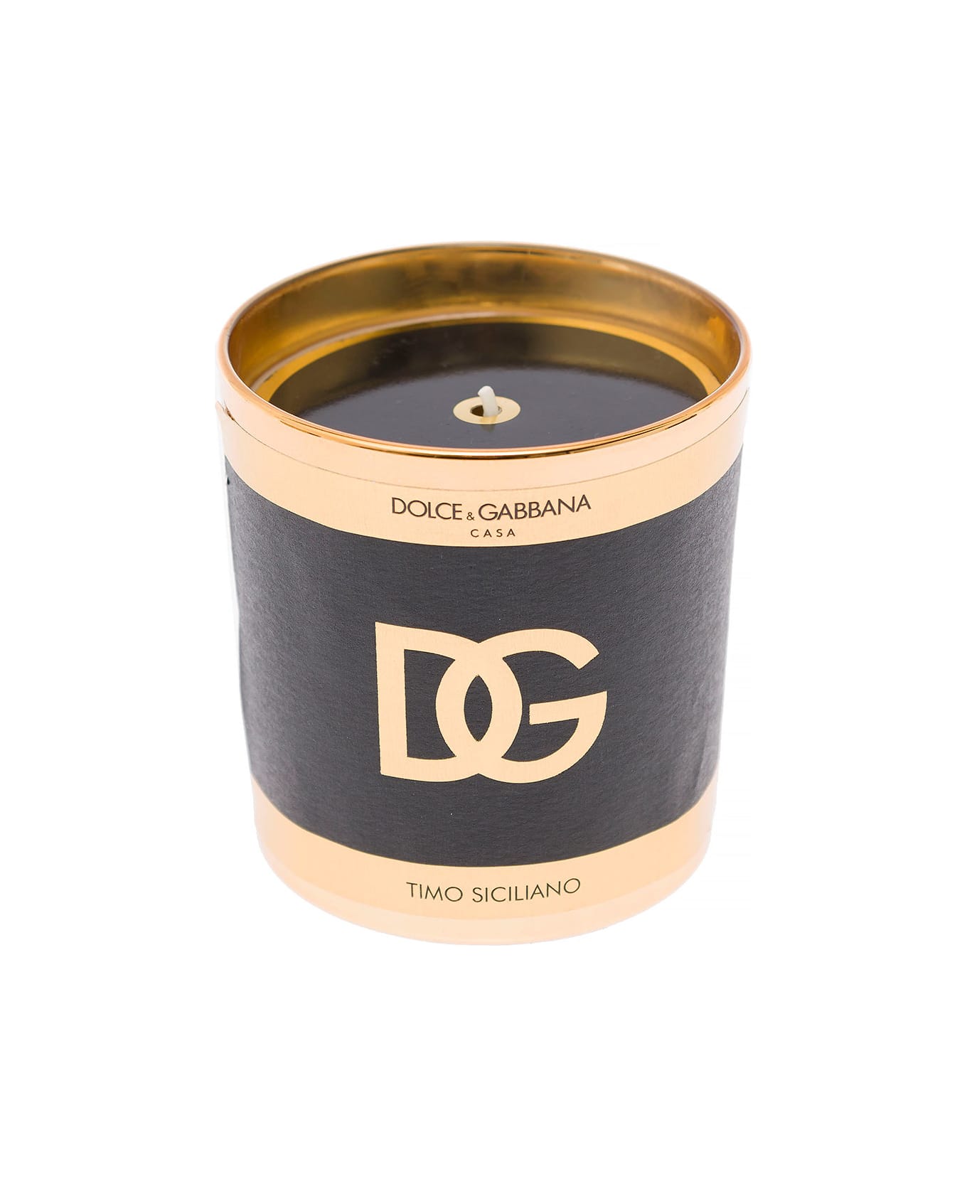 Dolce & Gabbana Sicilian Thyme Scented Candle - Black インテリア雑貨