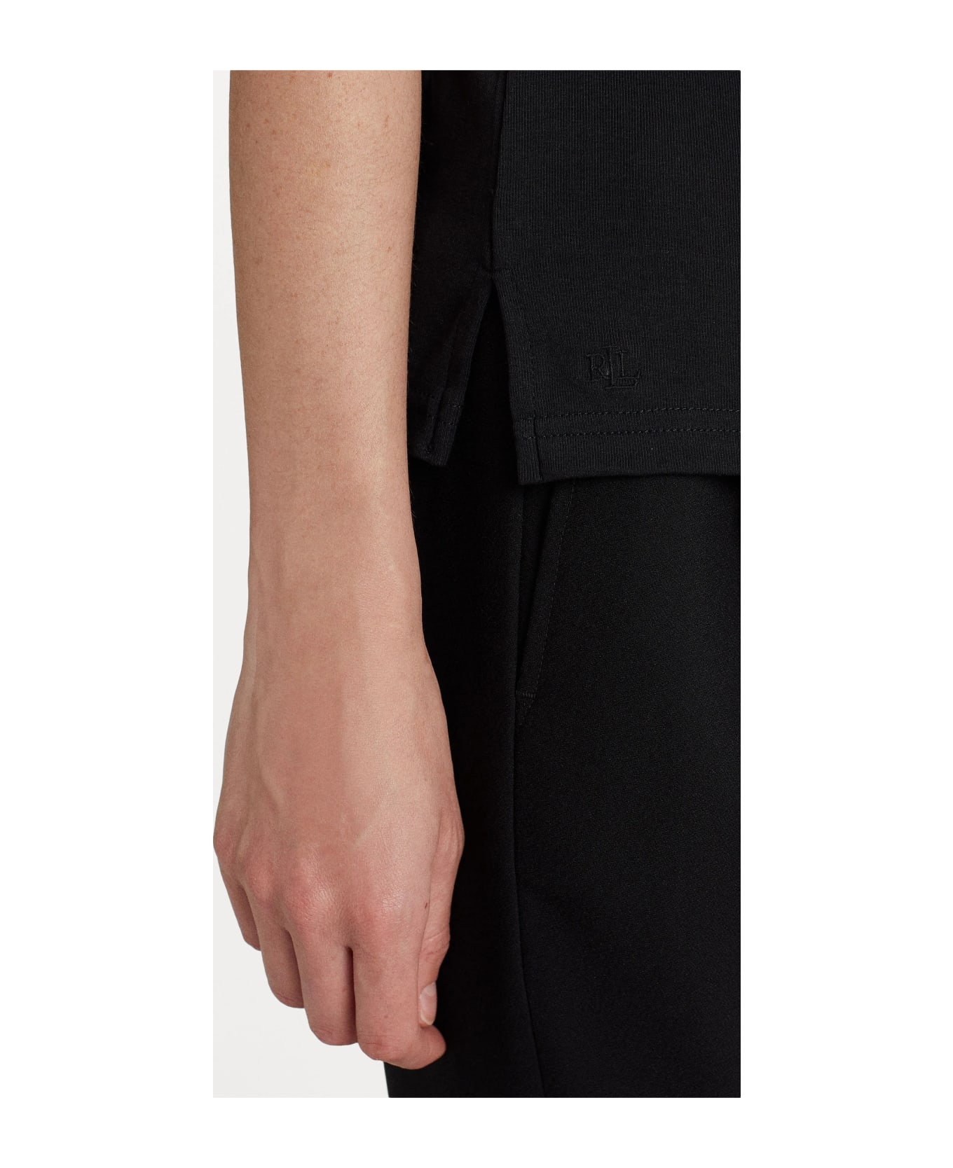 Ralph Lauren Judy Elbow Sleeve Knit - Polo Black ニットウェア