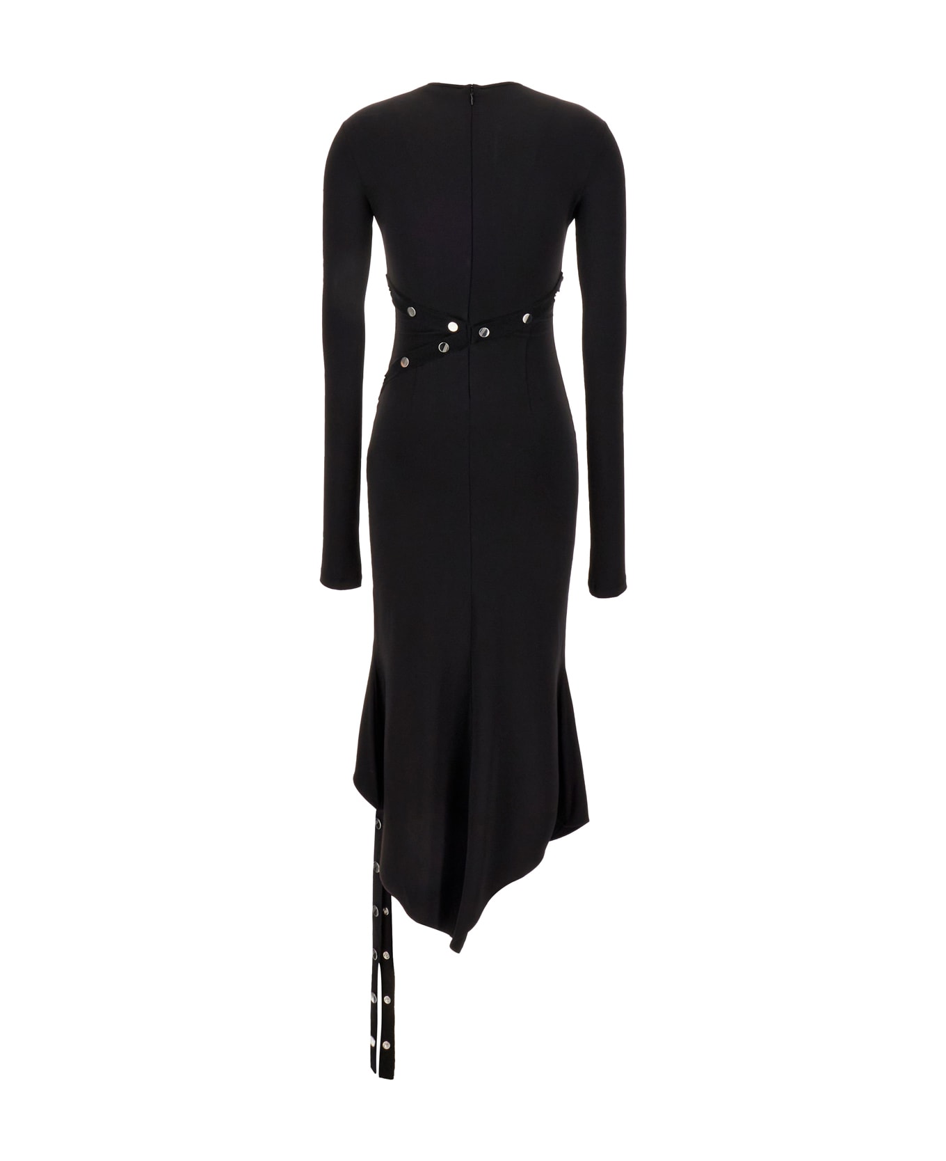 The Attico Black Polyester Blend Dress - 100