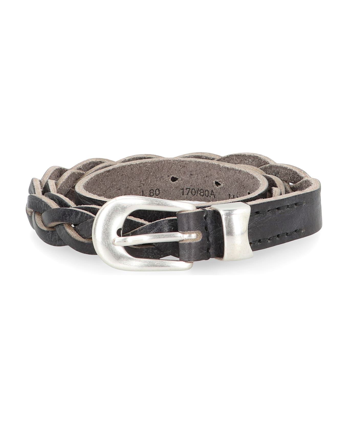 Our Legacy Black Leather Belt - black