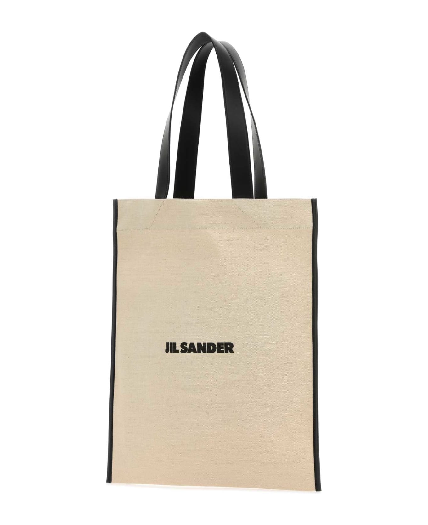Jil Sander Sand Canvas Shopping Bag - NATURAL