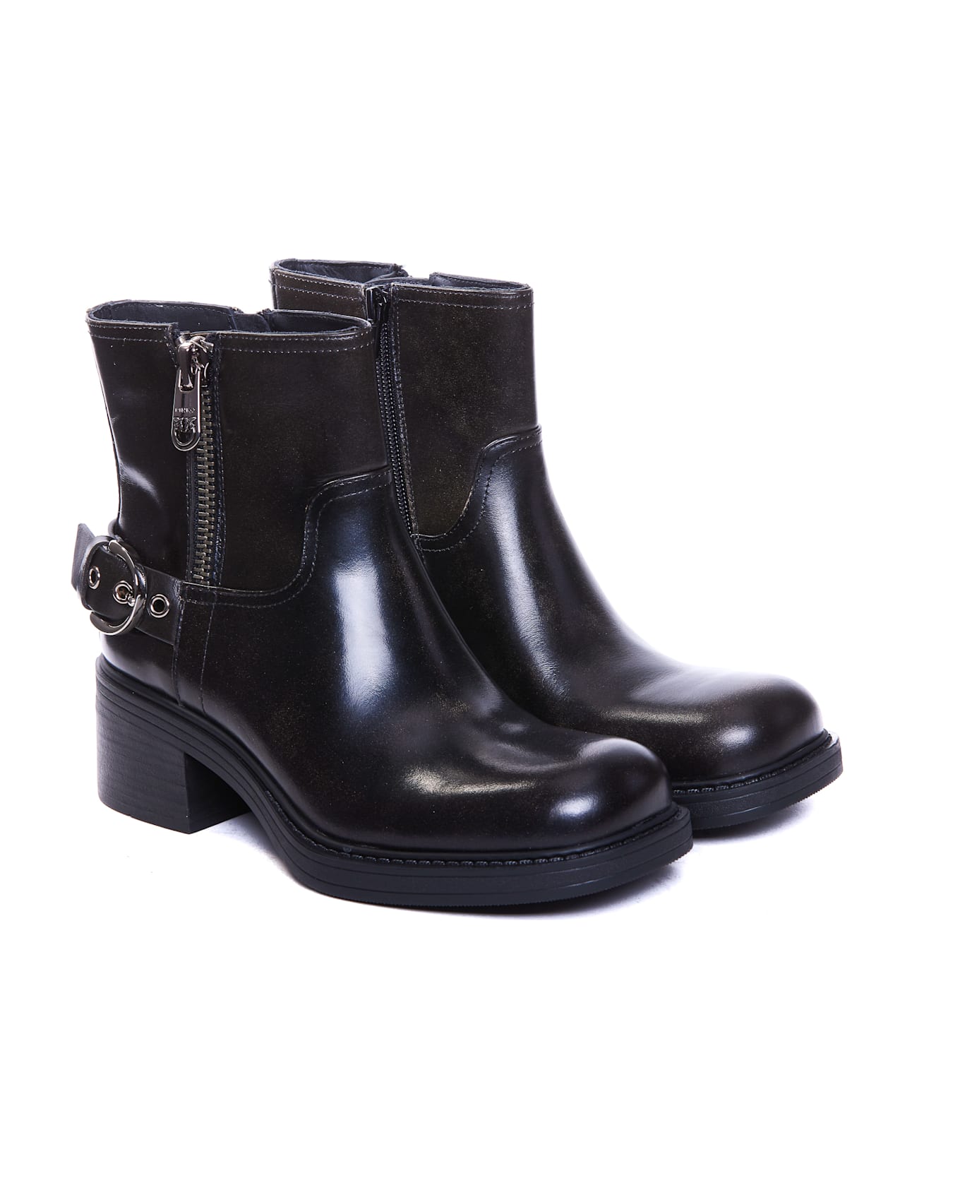 Pinko Alys Ankle Boots - Black