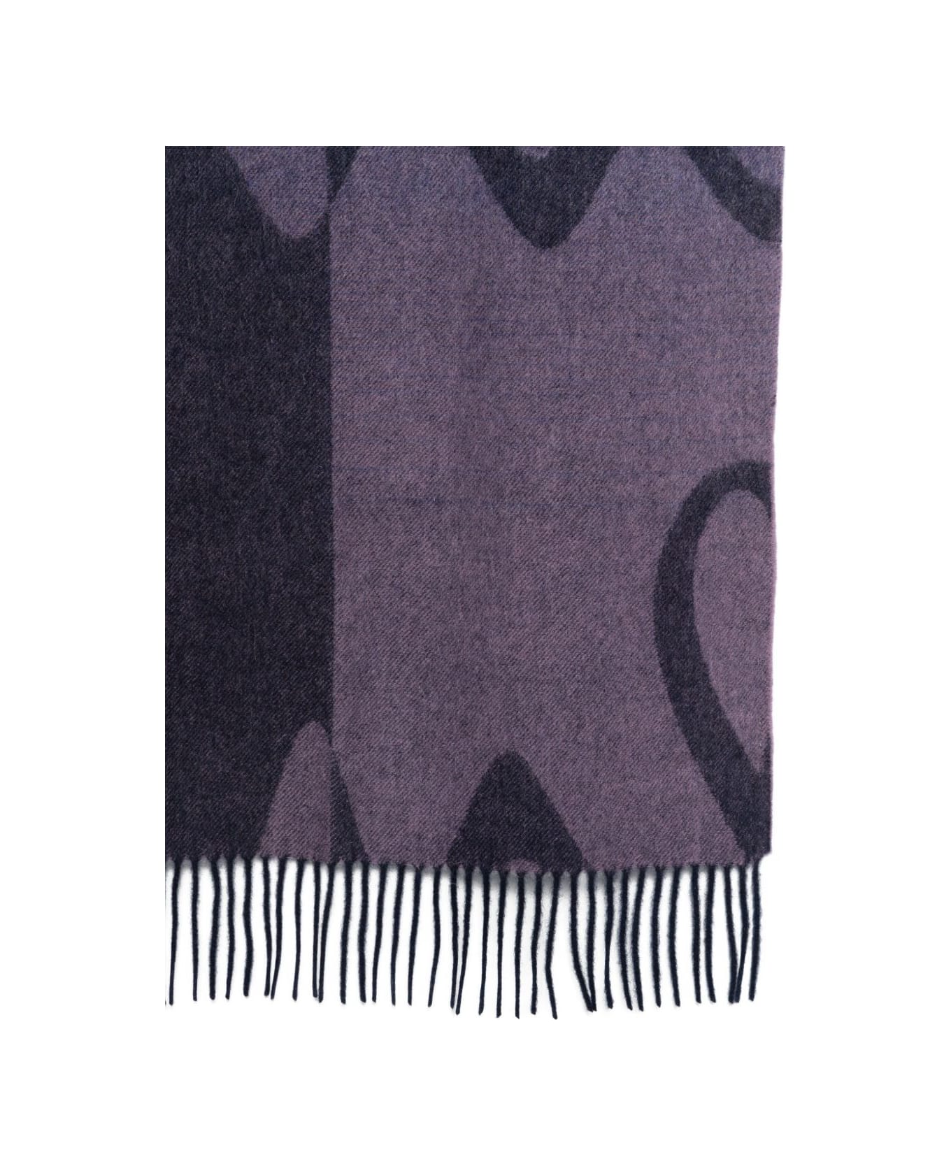 Paul Smith Wool And Cashmere Scarf - Blue