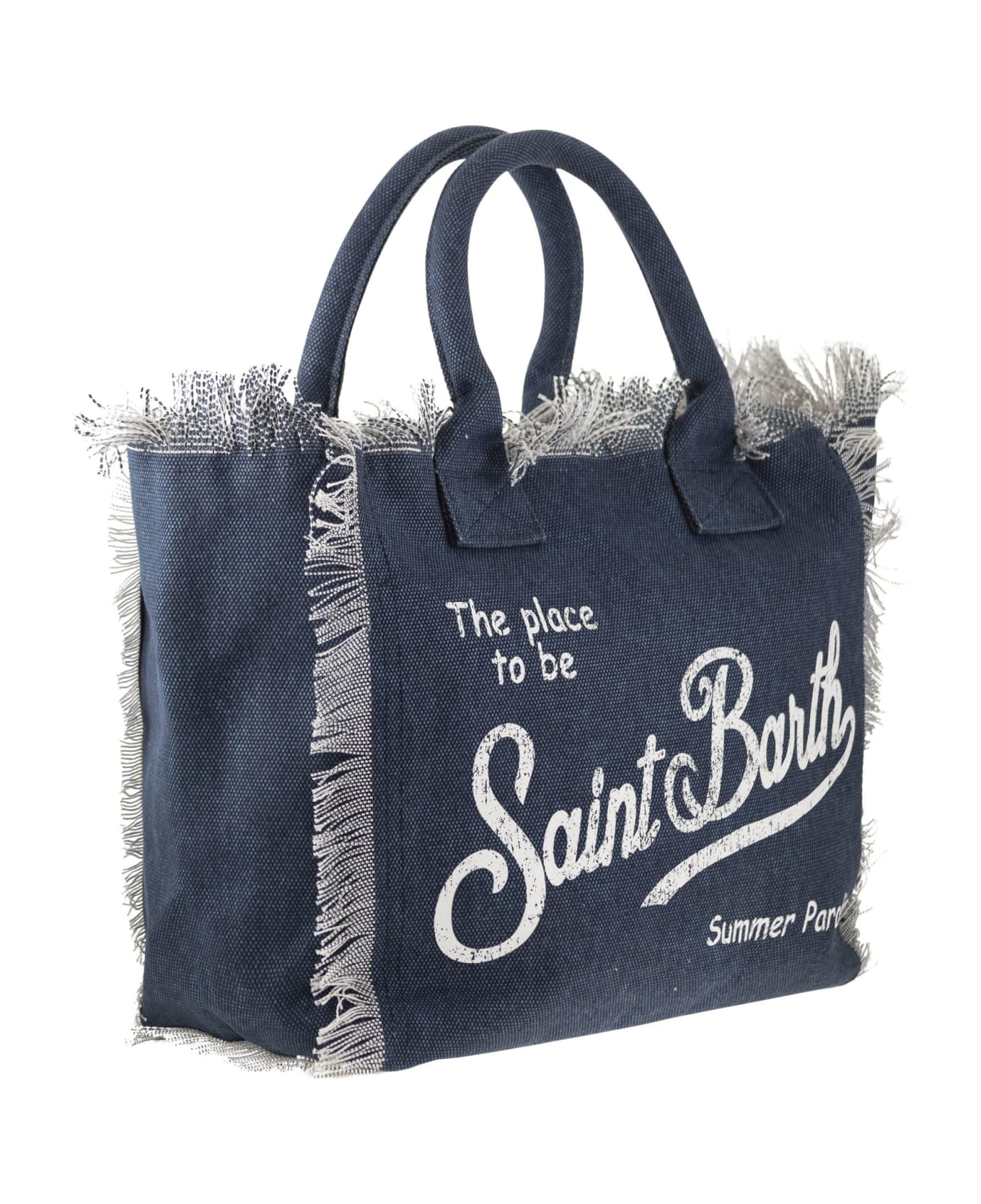 MC2 Saint Barth Vanity - Denim Canvas Handbag - Denim