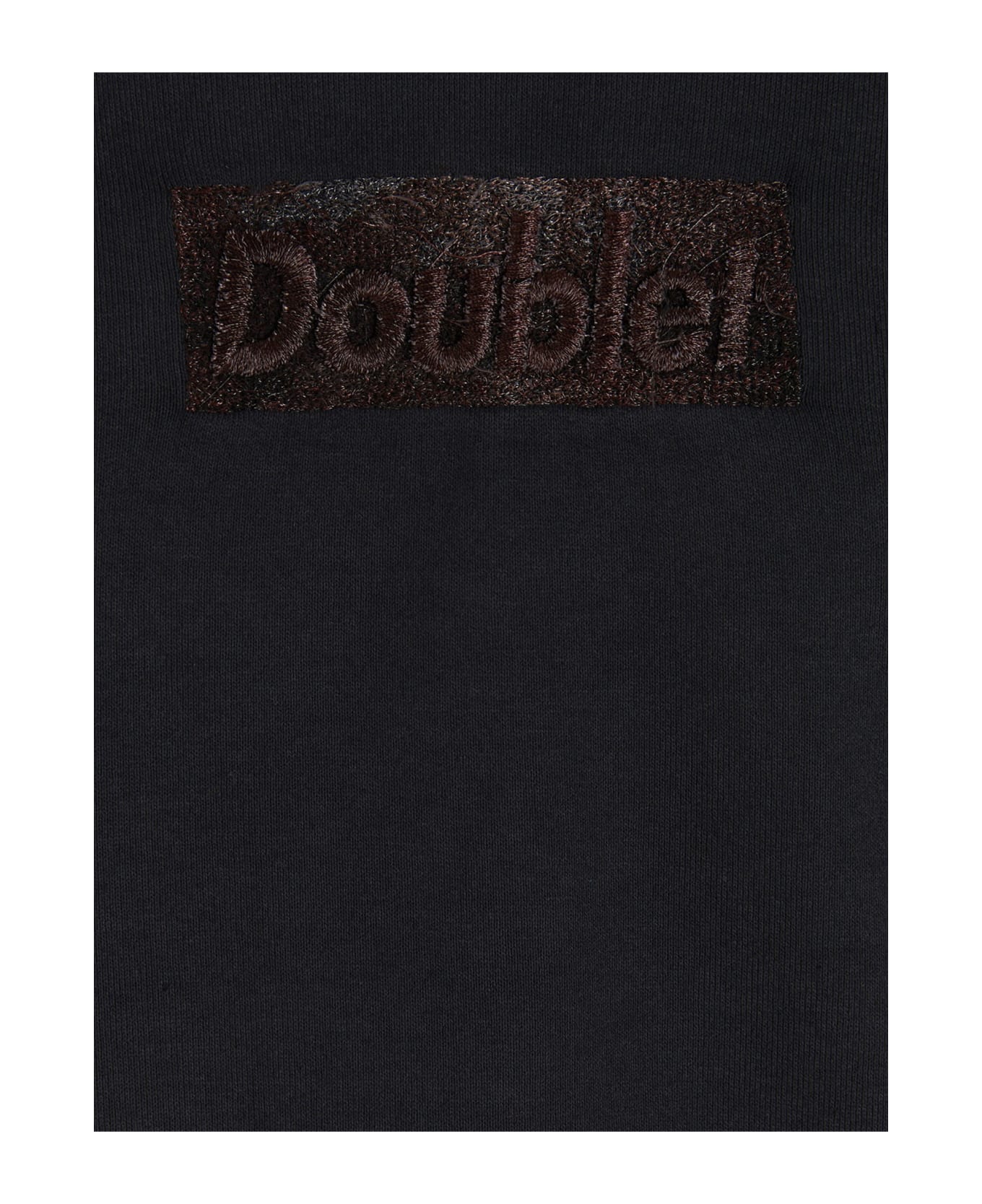 doublet 'polyurethane Embroidery' Hoodie - Black   フリース