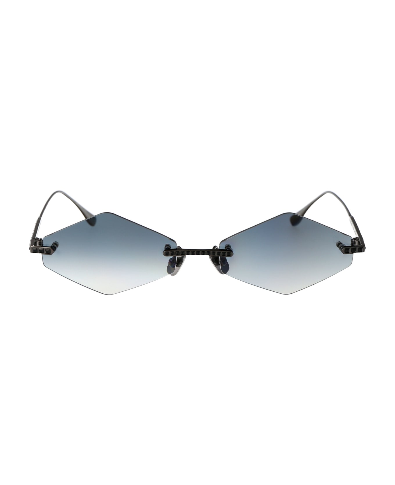 Anna-Karin Karlsson Crystal Nest Triangle Sunglasses - Black grey