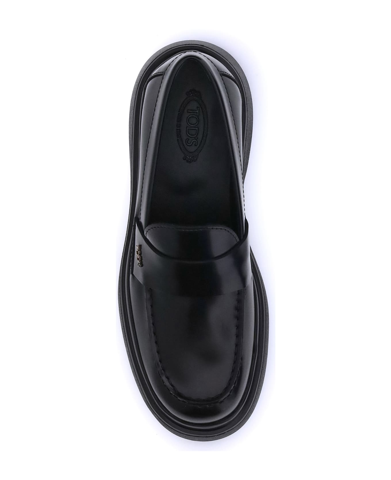 Tod
s Patent Leather Loafers - Black