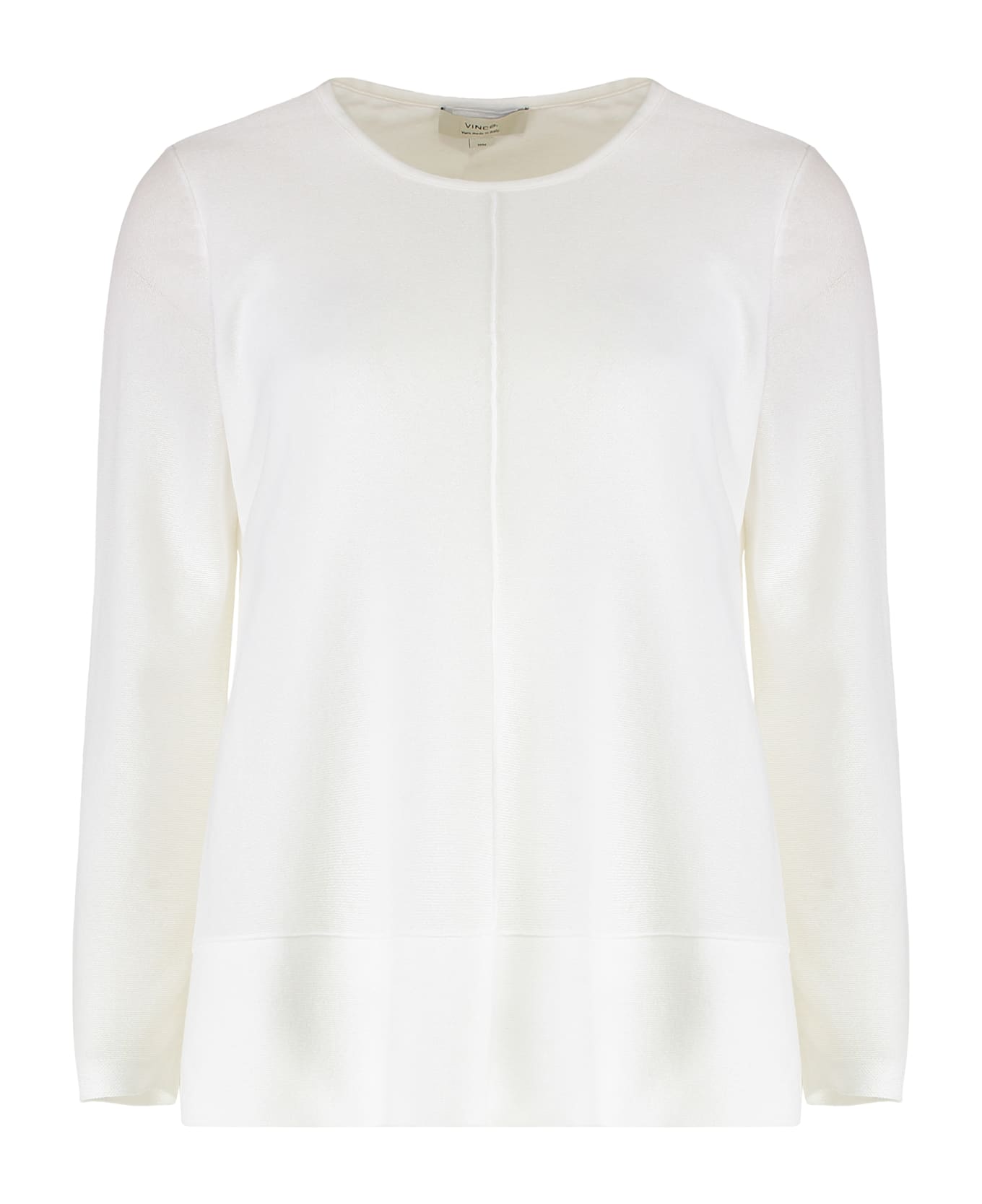Vince Cotton Blend Blouse - White
