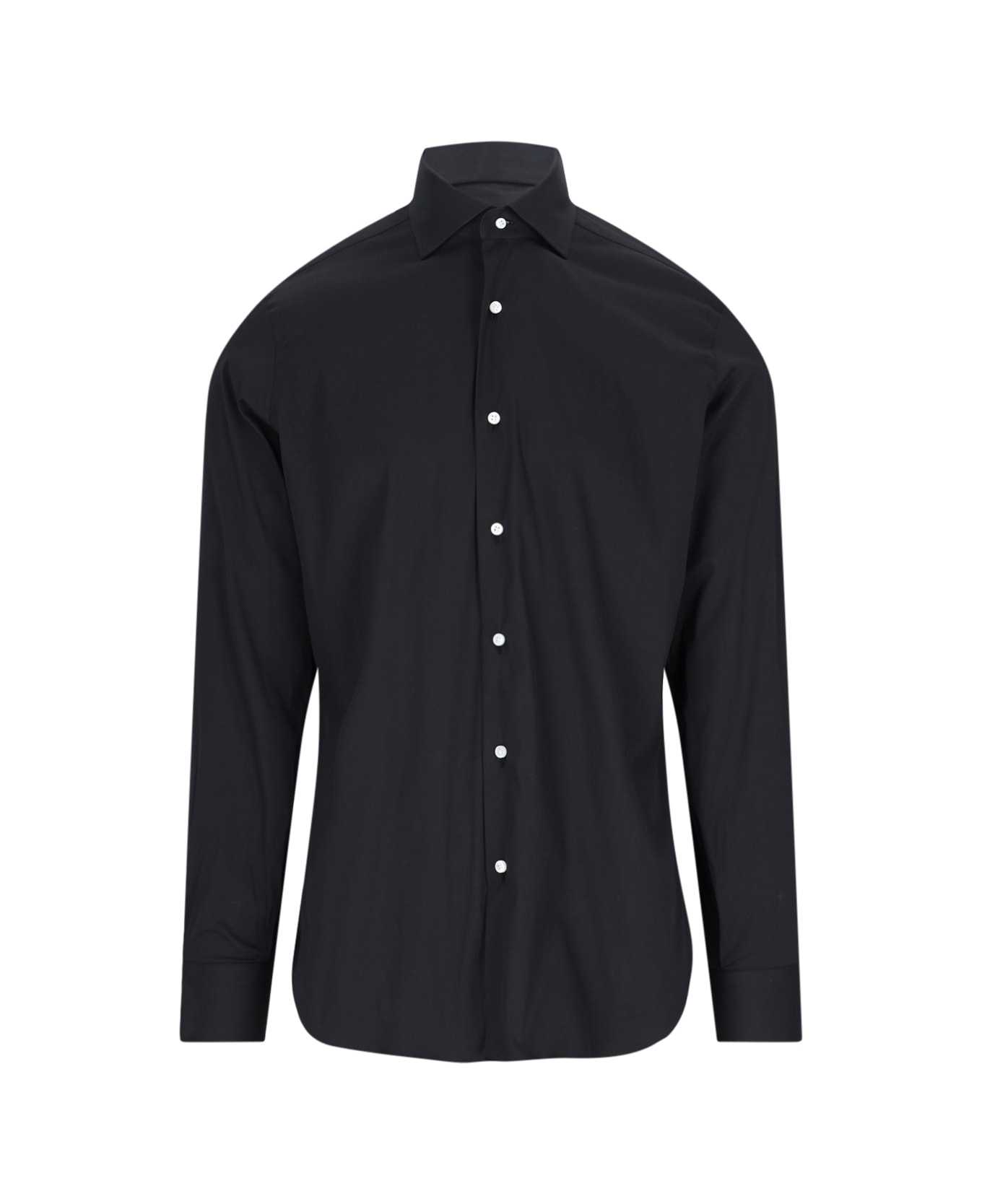 Barba Napoli Classic Shirt - Black   シャツ
