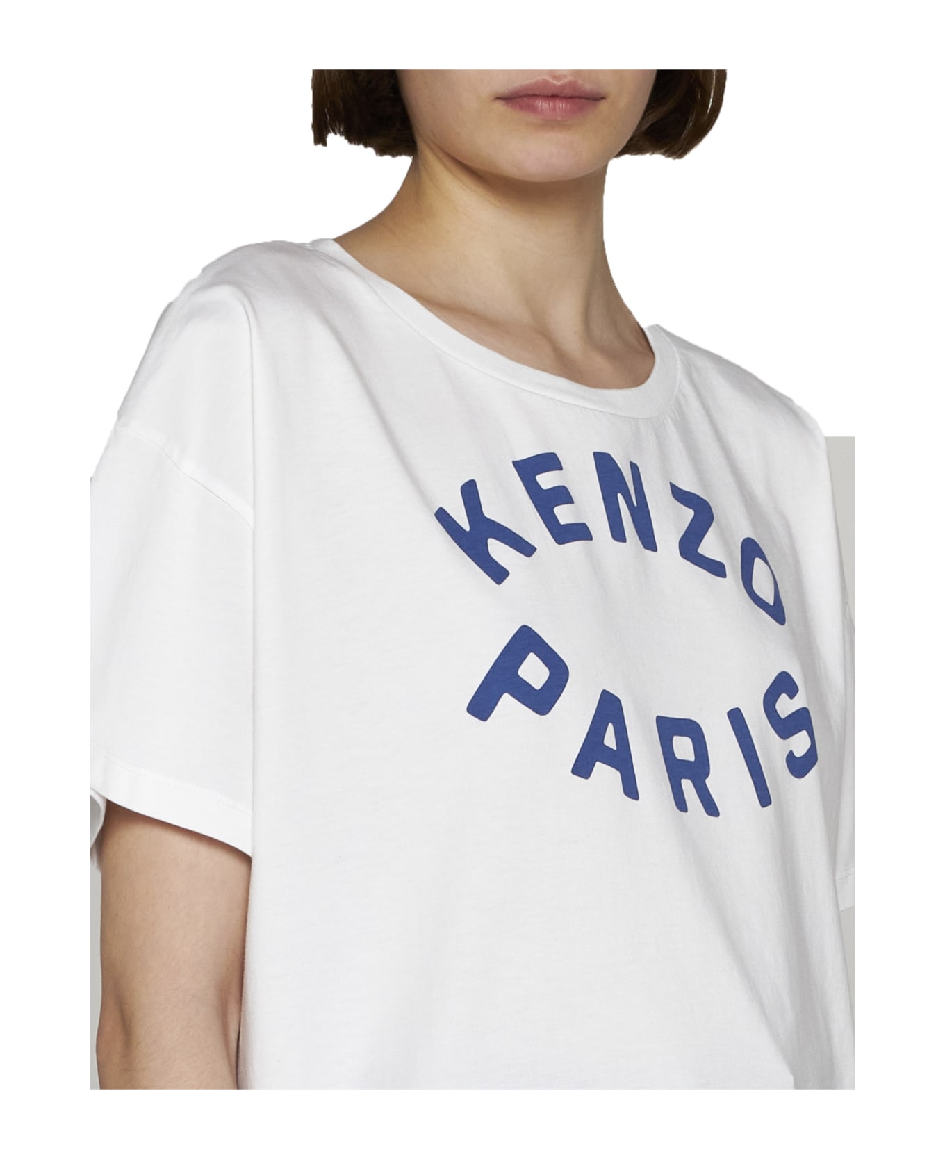 Kenzo T-shirt With Logo - Blanc Casse