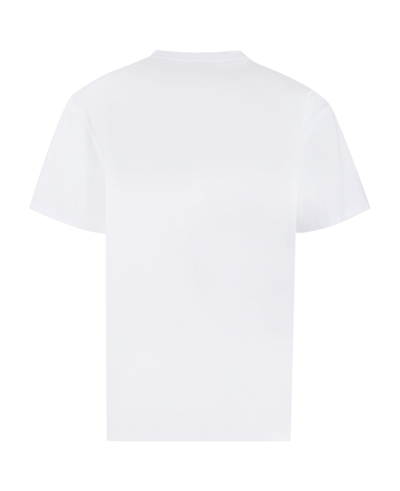 Alexander McQueen Logo Cotton T-shirt - White