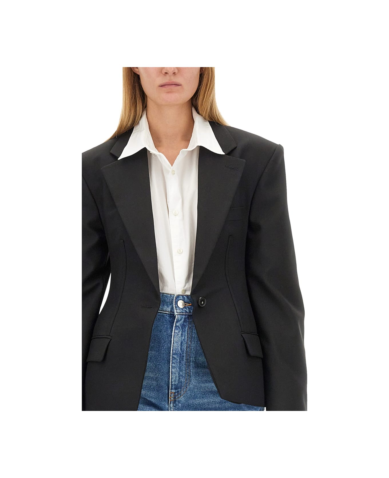 Stella McCartney Sculpted Jacket - BLACK