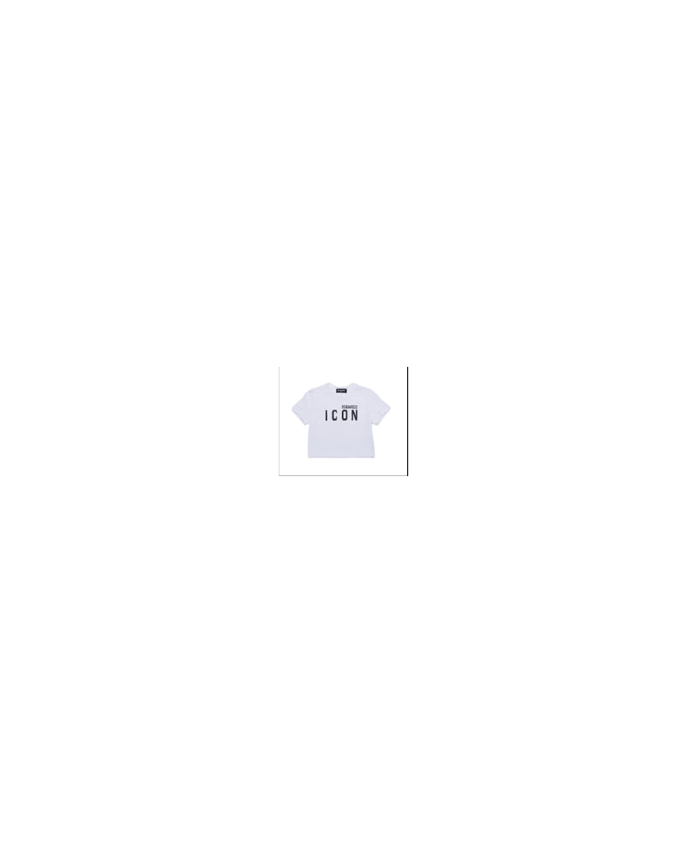 Dsquared2 White T-shirt For Girl With Logo - White