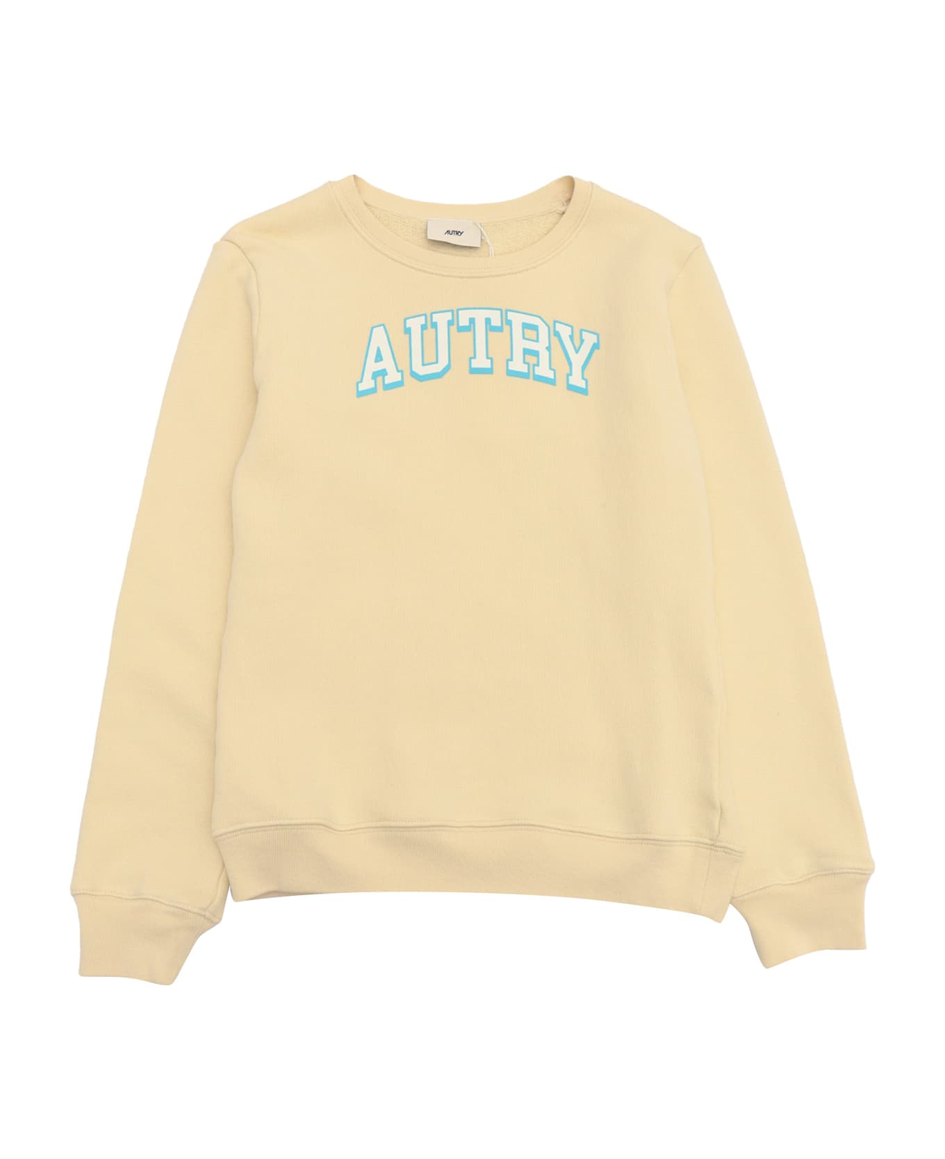 Autry Main Kids Jersey Cream/sky Sweatshirt - YELLOW