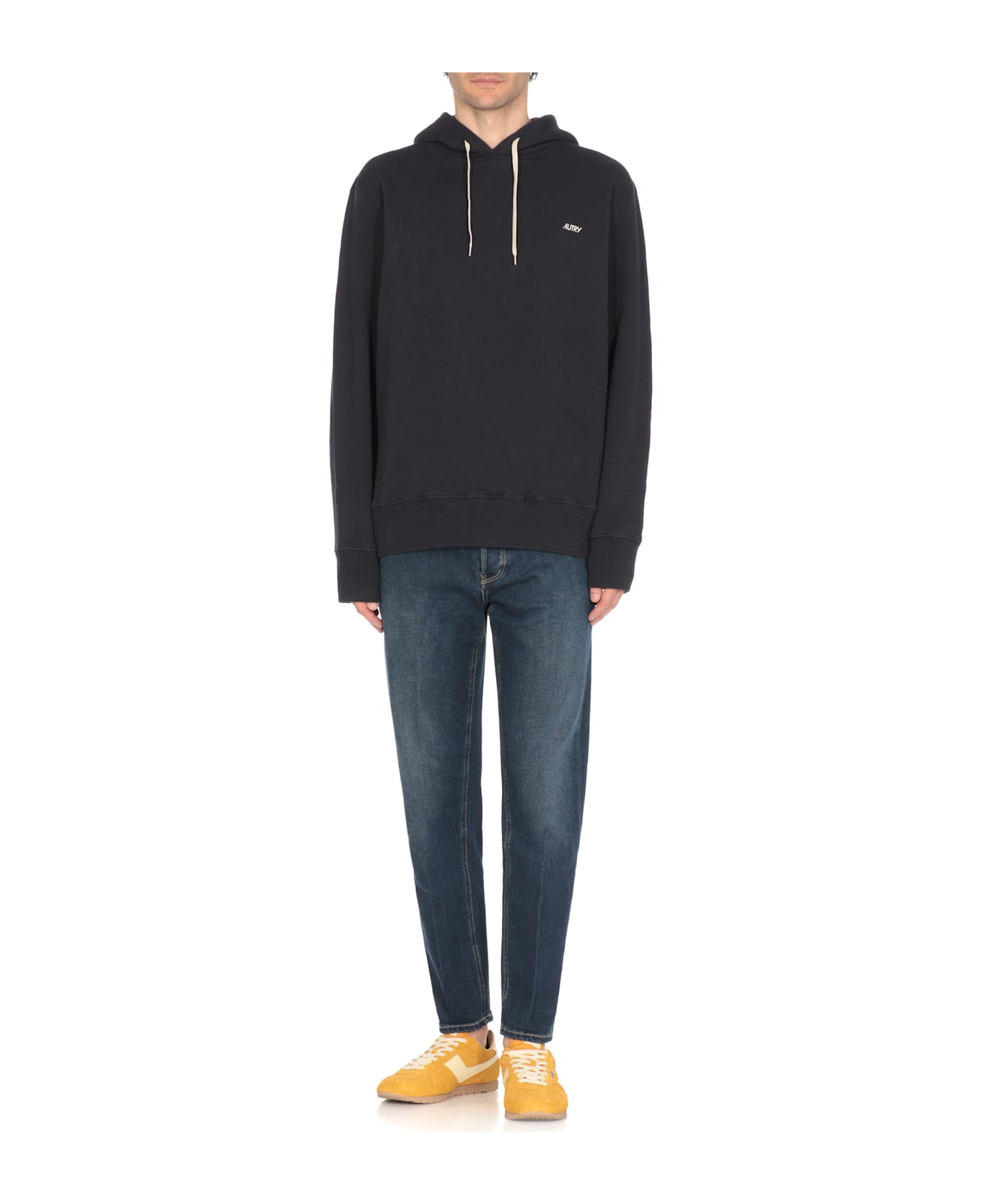 Autry Cotton Hoodie - Blue