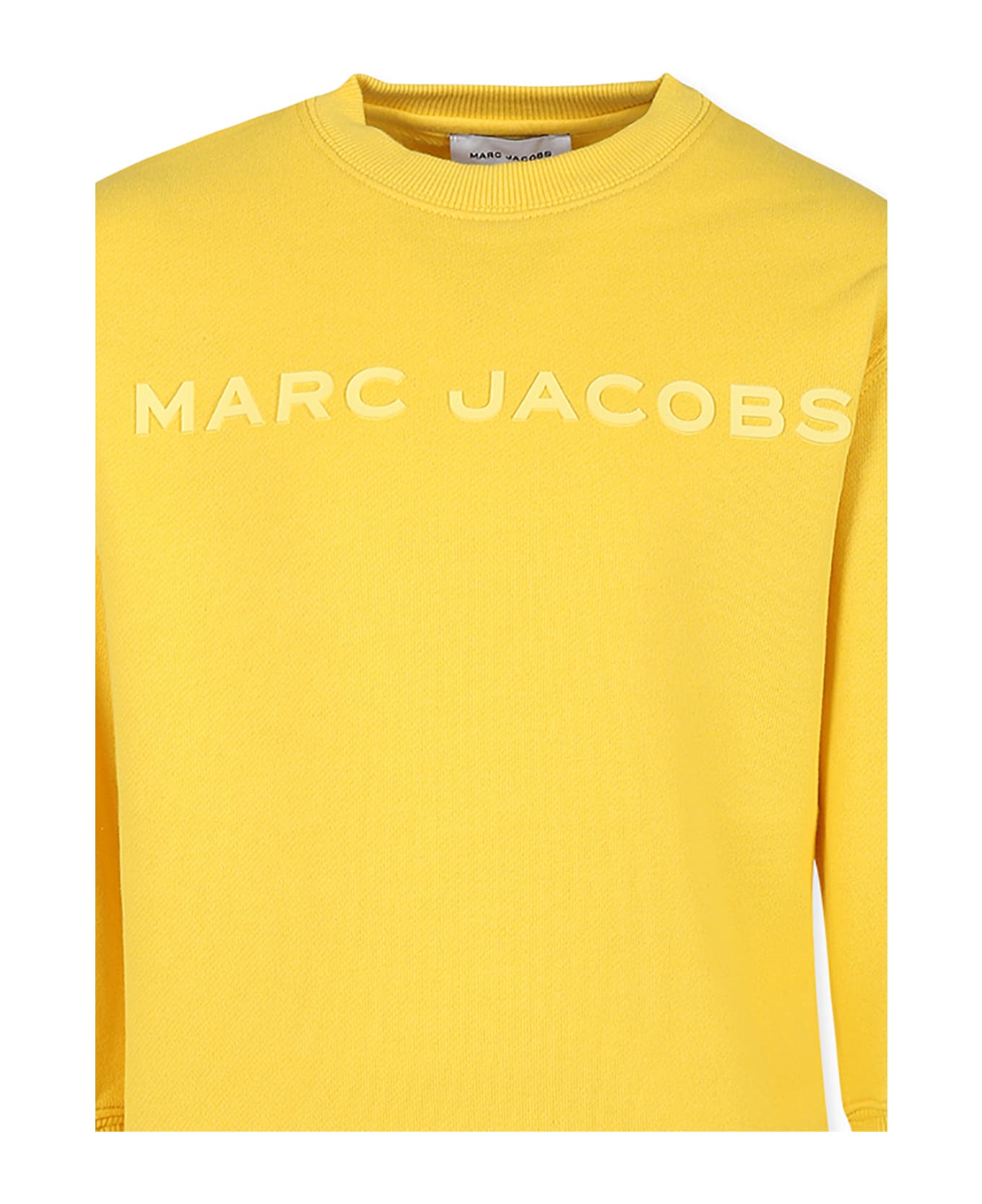 Marc Jacobs Yellow Sweatshirt For Kids With Logo - Yellow
