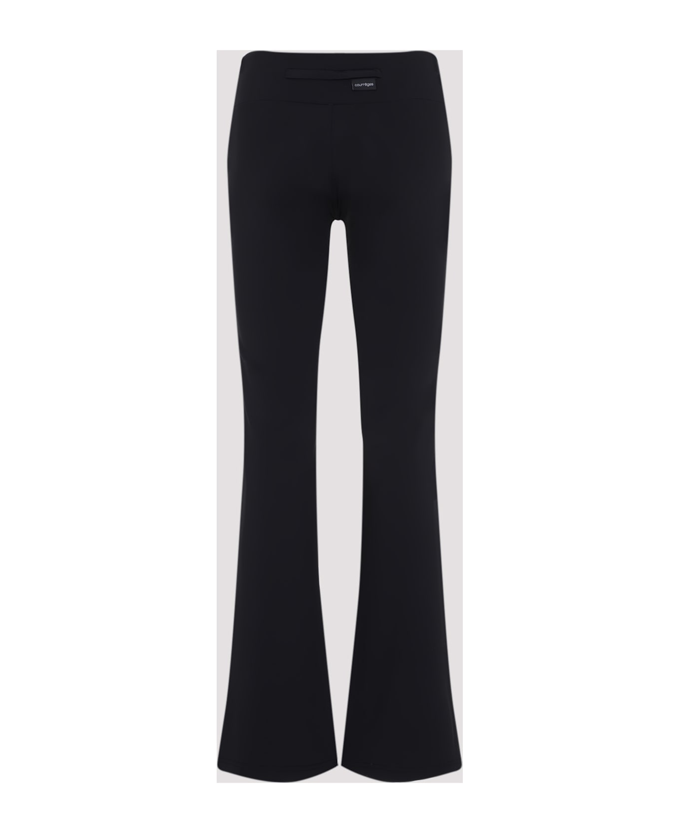 Courrèges Scuba Tech Jersey Bootcut Pants - Black