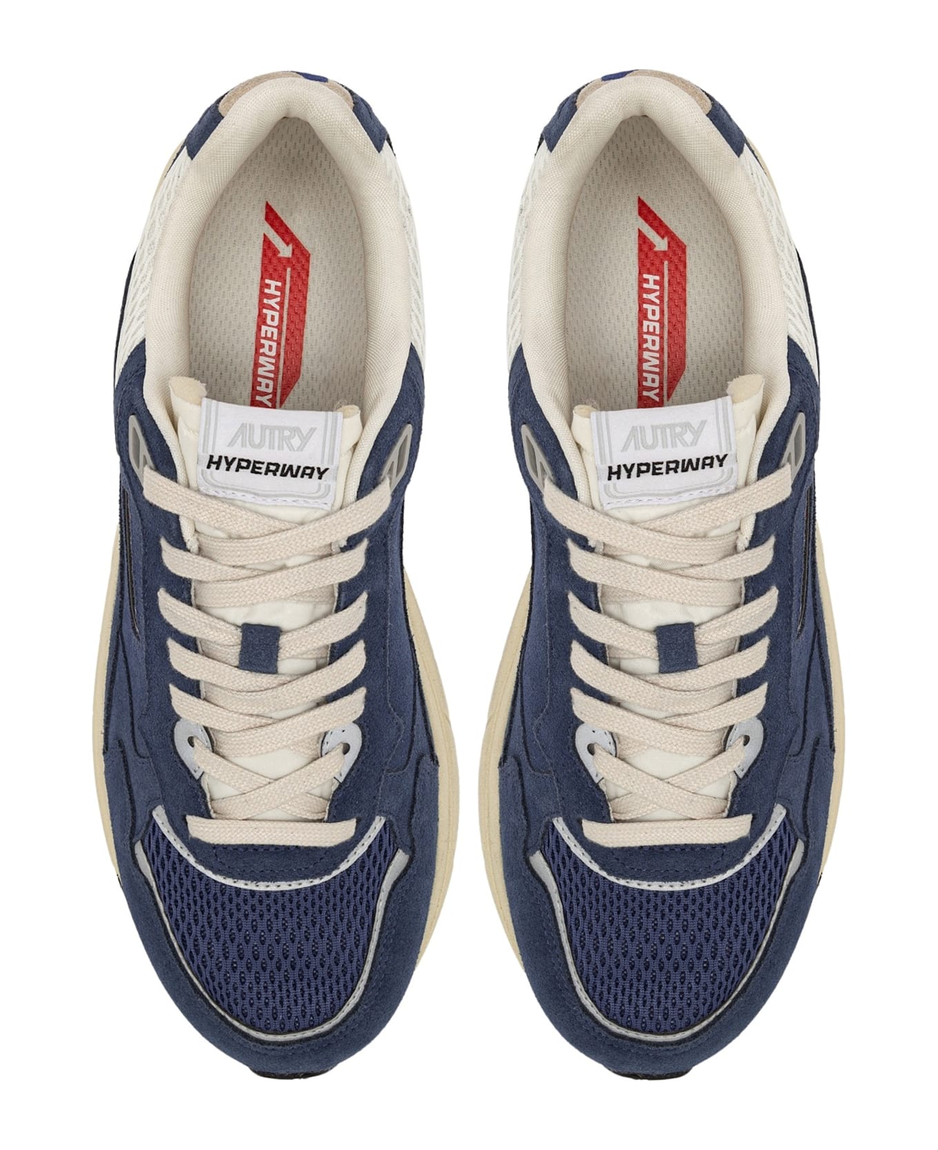 Autry Hyperway Lowsuede Mesh Enblue Silv - Enblue Silv