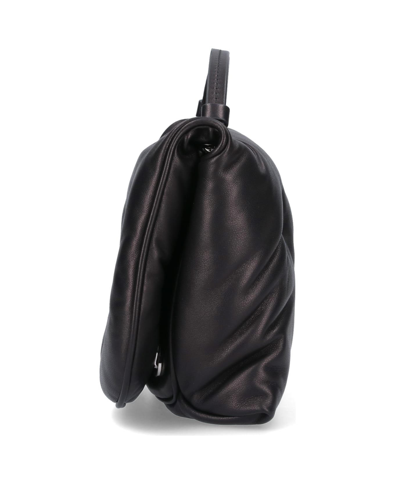 Maison Margiela 
glam Flap
 Small Crossbody Bag - Black