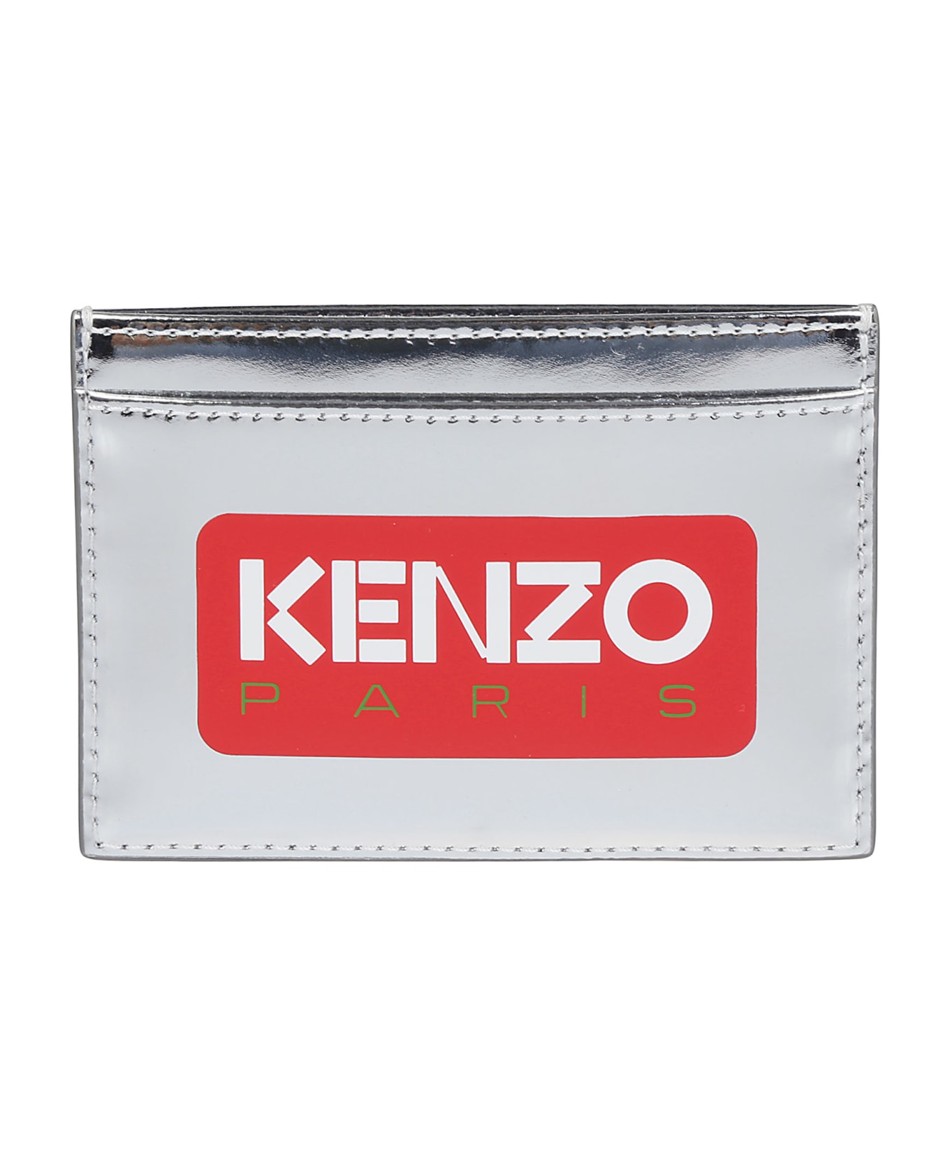 Kenzo Paris Logo-printed Cardholder - Ag Argent 財布