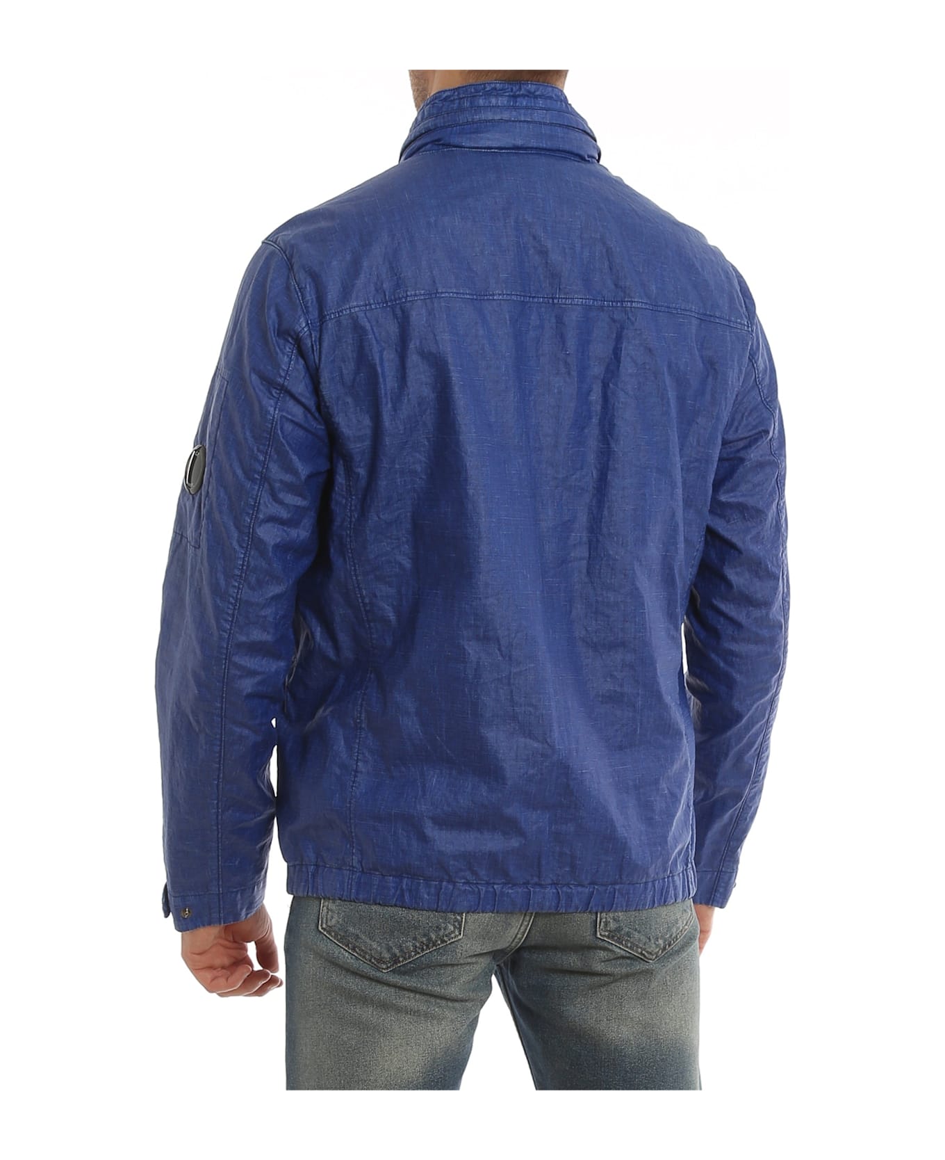 C.P. Company C.p Company Waxed Linen Jacket - Blue