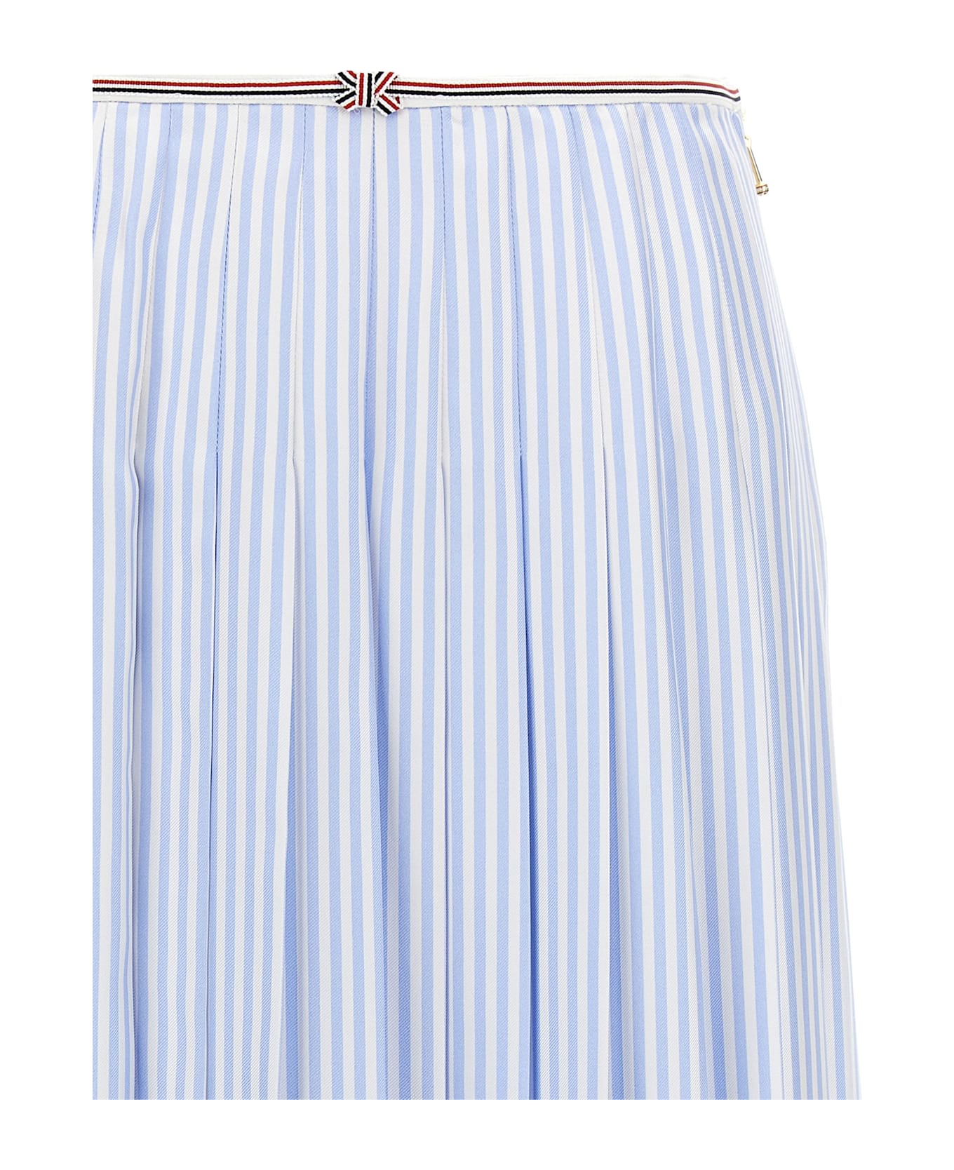 Thom Browne Silk Skirt - Light Blue