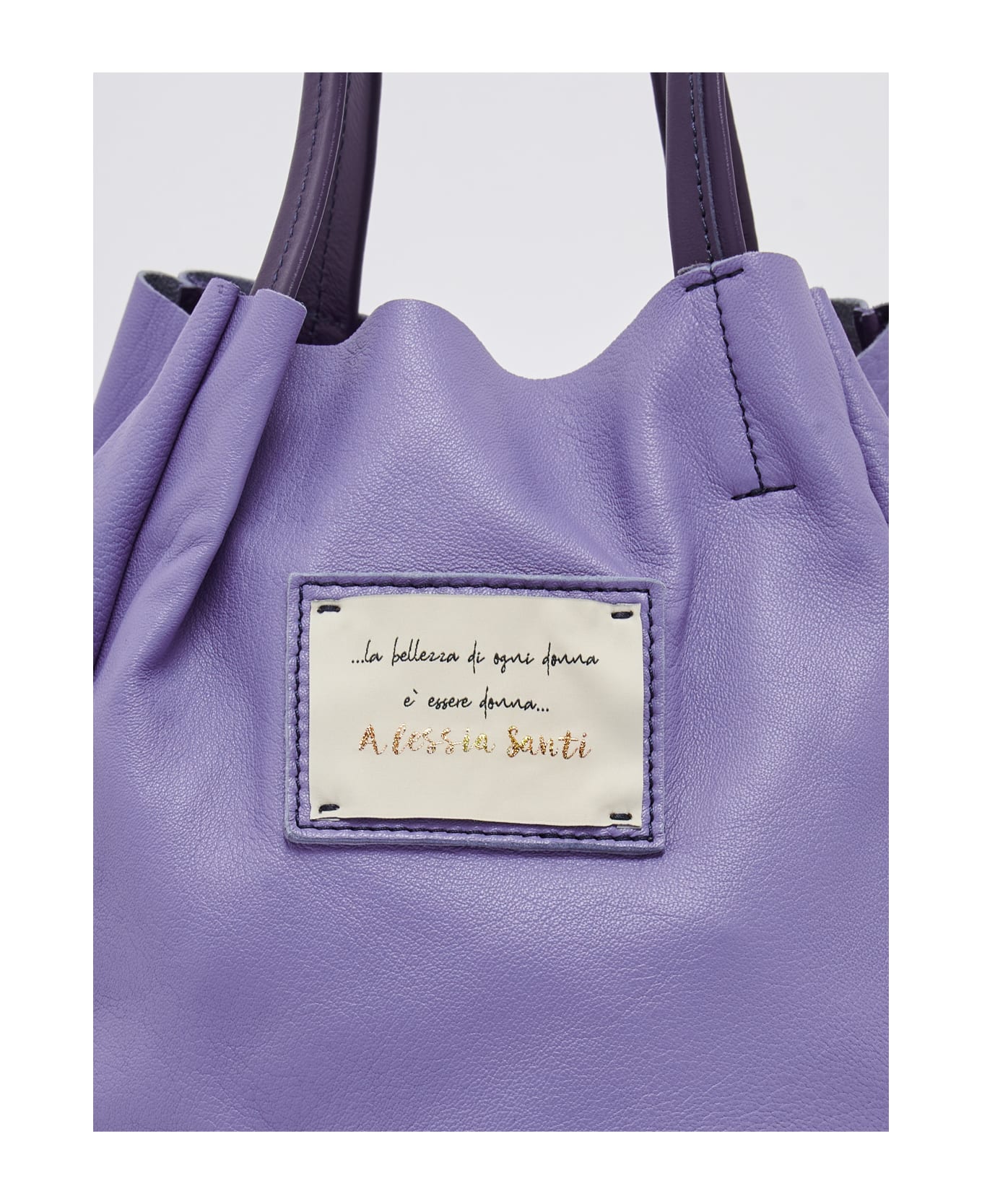 Alessia Santi Poliuretano Shopping Bag - FIORDALISO