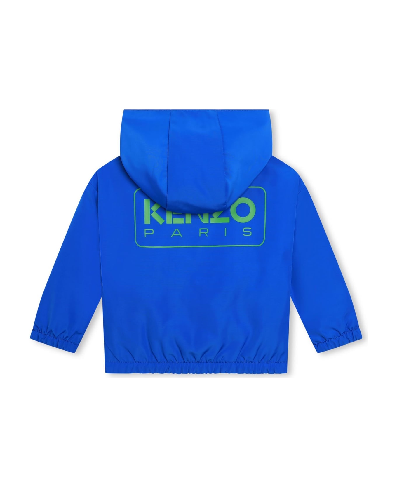 Kenzo Kids Giacca A Vento Reversibile - Blue