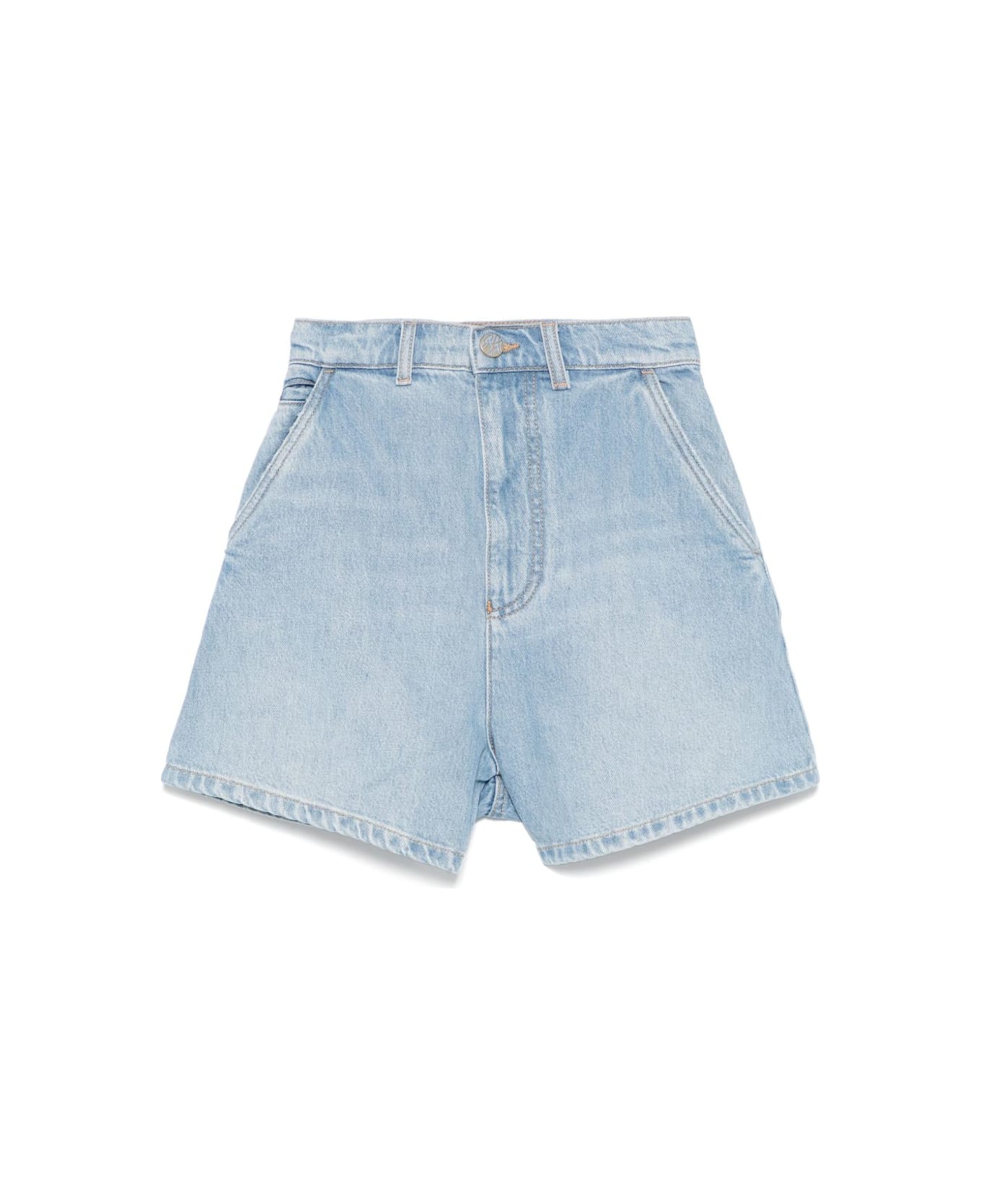 Emporio Armani Denim Shorts - Clear Blue