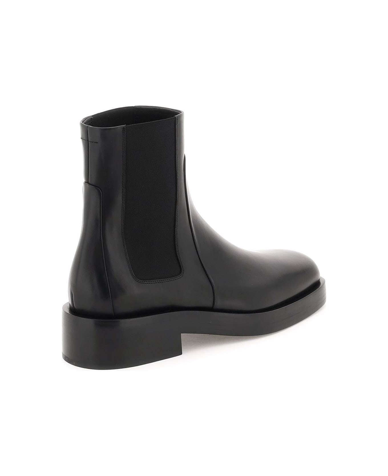 Jil Sander Leather Chelsea Boots - BLACK (Black)