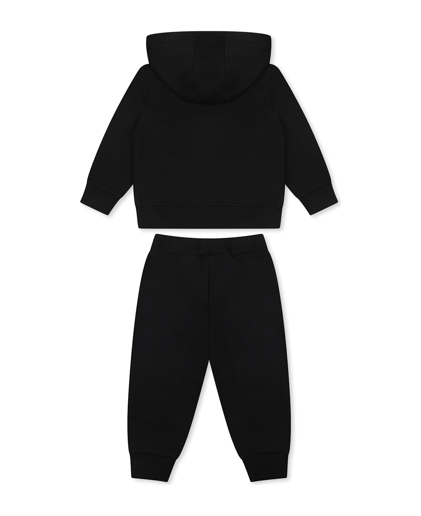 Barrow Black Suit For Babykids With Logo - Black