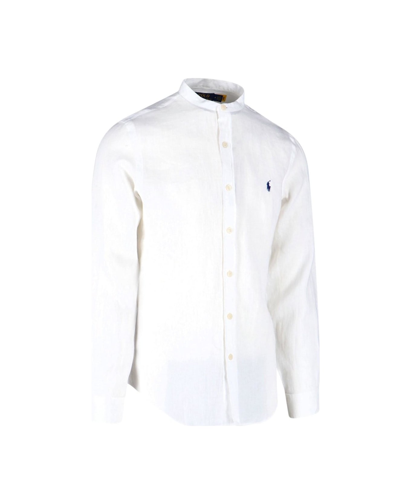 Ralph Lauren Linen Shirt - WHITE