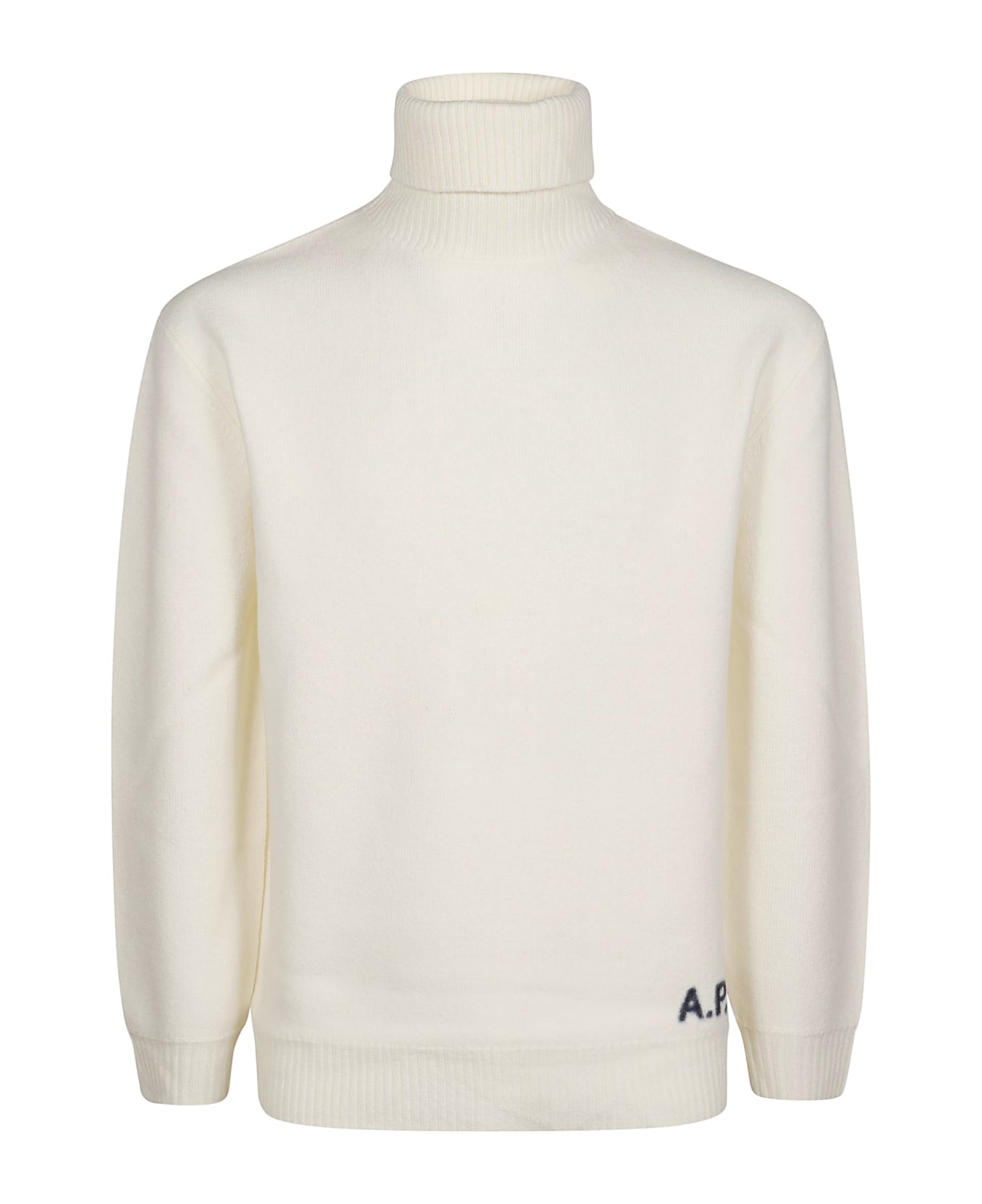 A.P.C. Walter Turtle Neck Sweater - Aad Ecru