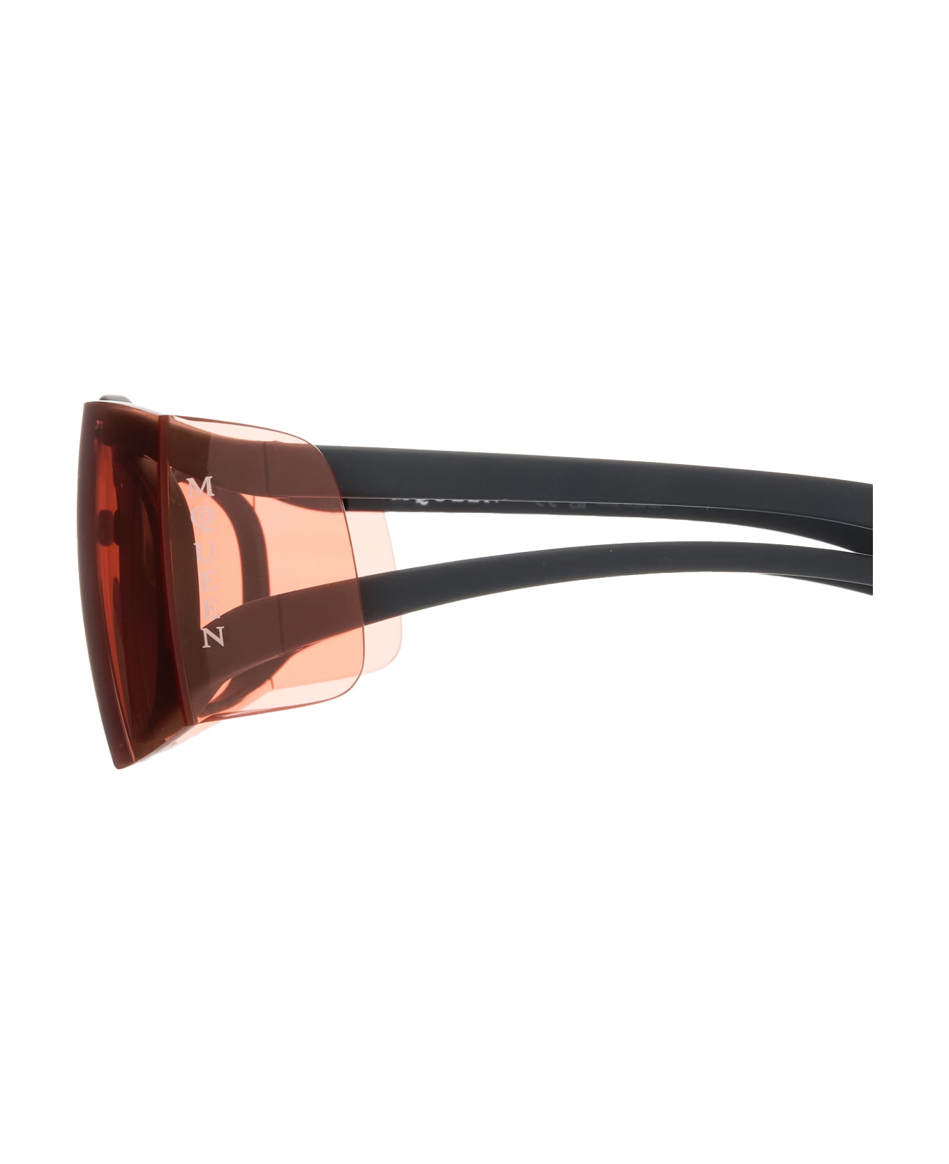 Alexander McQueen Two-tone Sunglasses In Black/pink - Pink