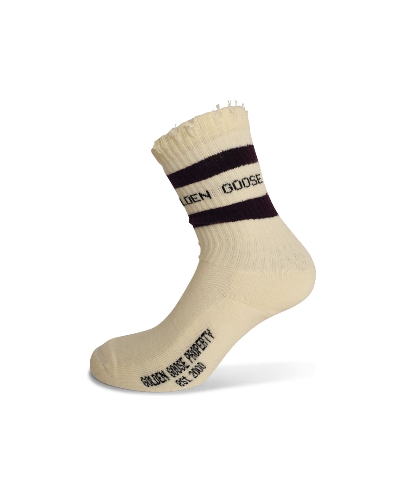 Golden Goose Cotton Socks - White