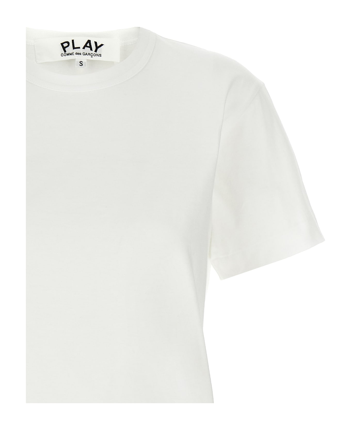 Comme des Garçons Play 
heart Patch
 T-shirt - White
