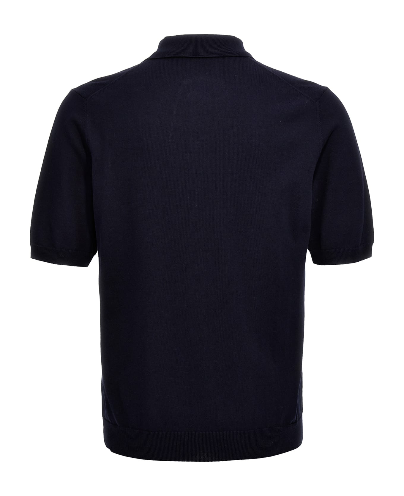 Zanone Cotton Polo Shirt - Blue