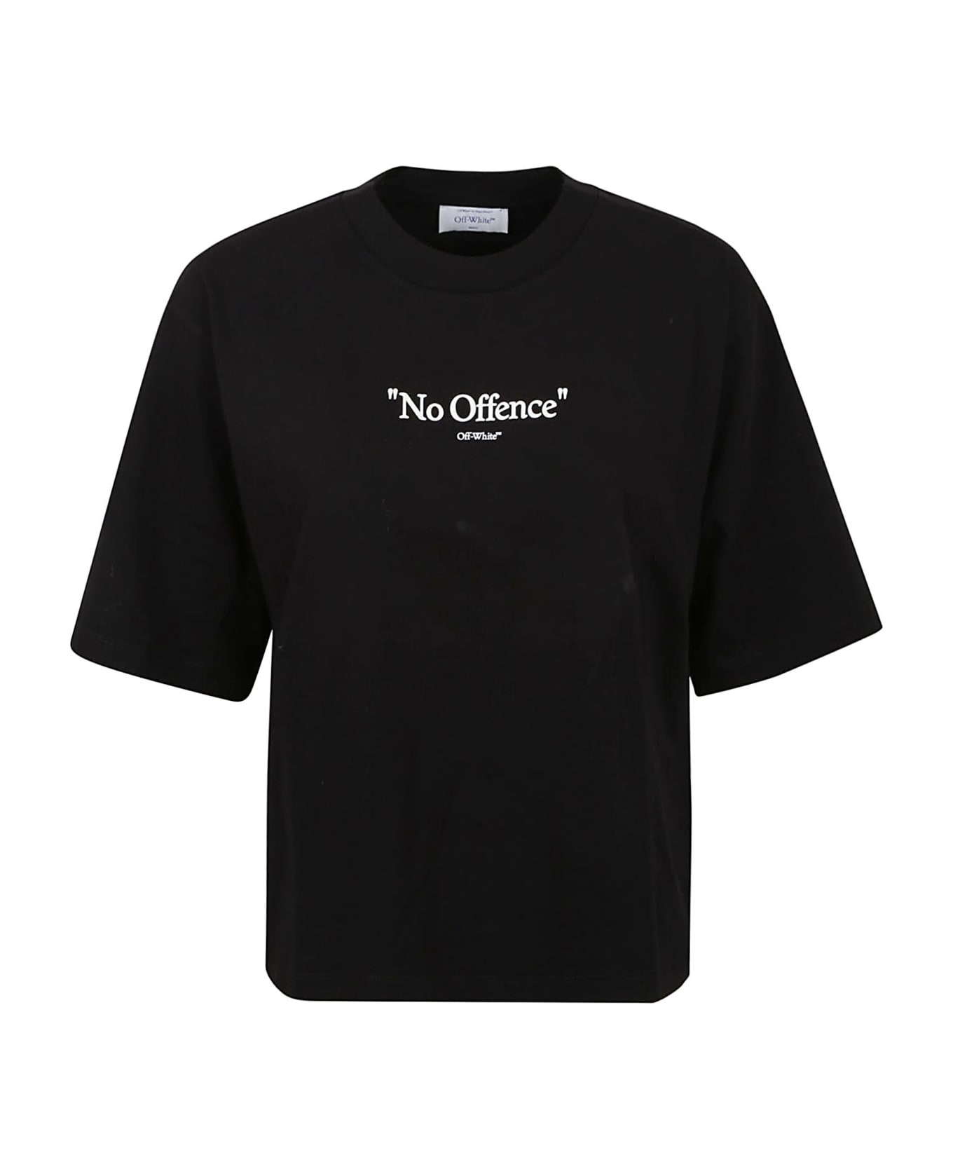 Off-White No Offence Printed T-shirt - Black White